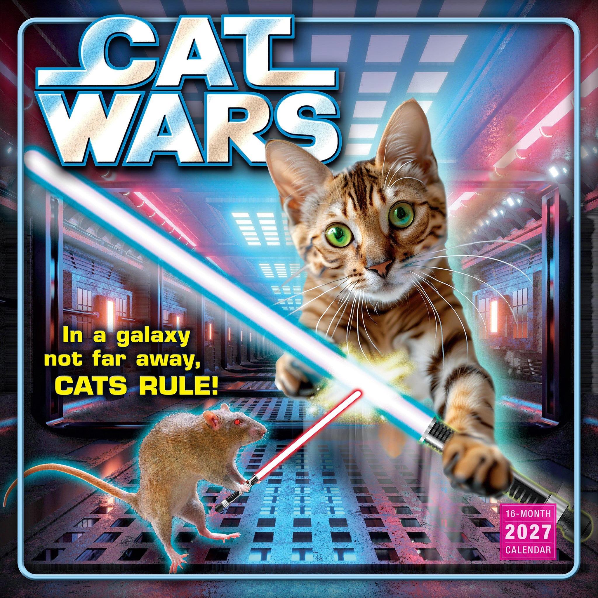 Cat Wars 2027 Wall Calendar