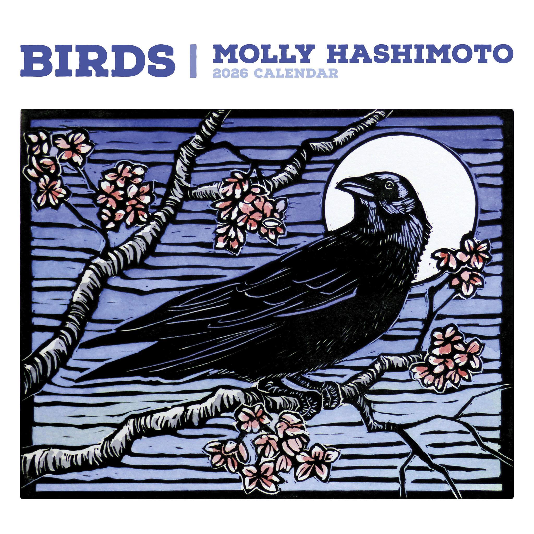 Molly Hashimoto Birds 2026 Wall Calendar