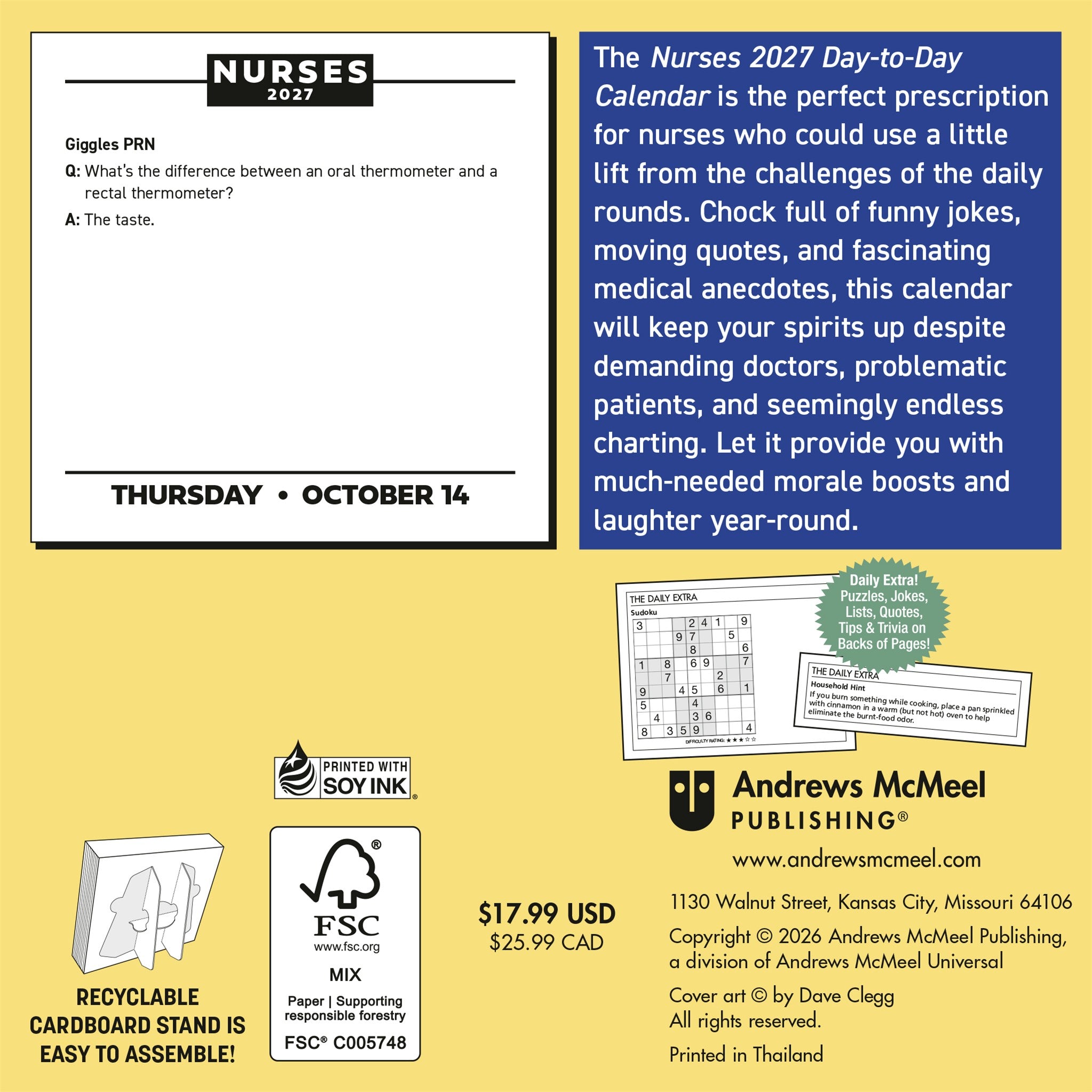 Nurses 2027 Box Calendar
