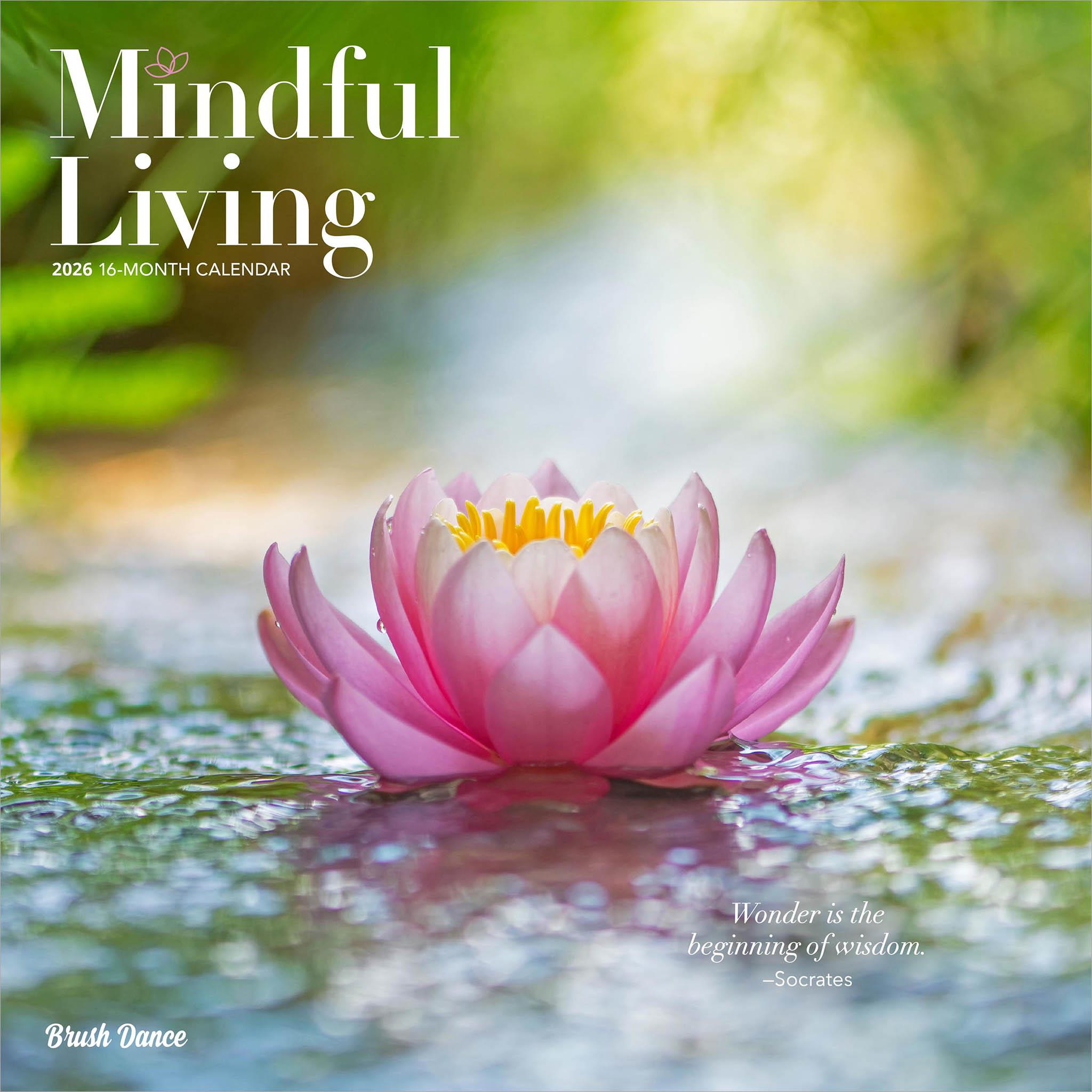 Mindful Living 2026 Wall Calendar