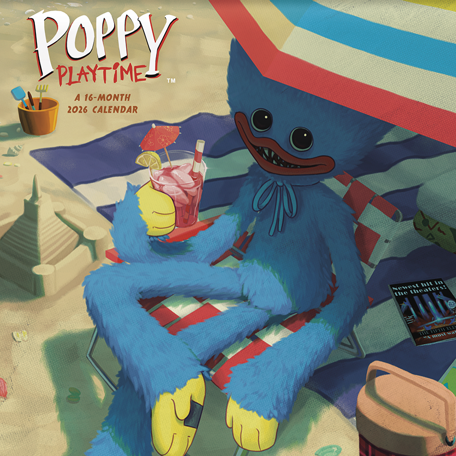 Poppy Playtime 2026 Wall Calendar - Online Only