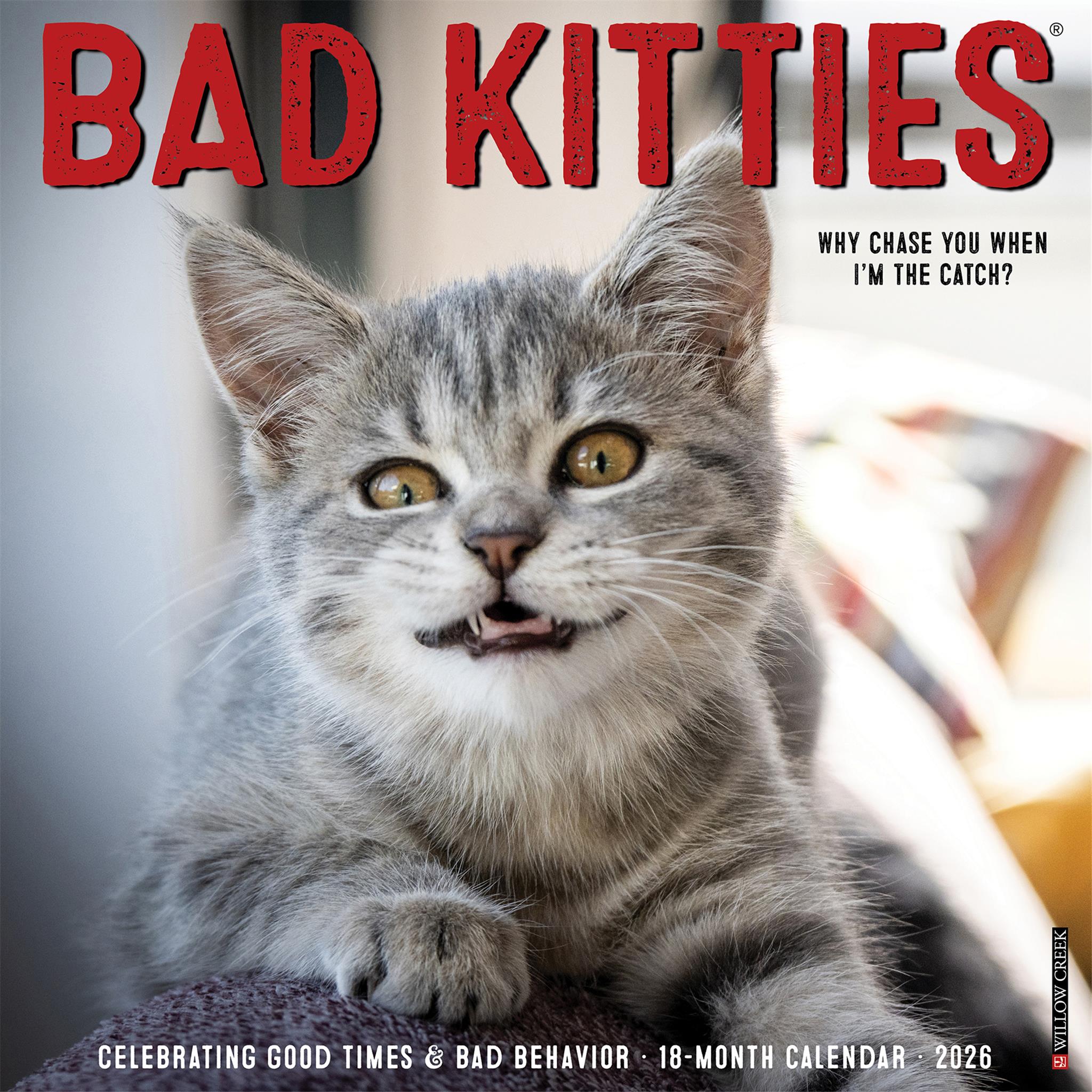 Bad Kitties 2026 Wall Calendar
