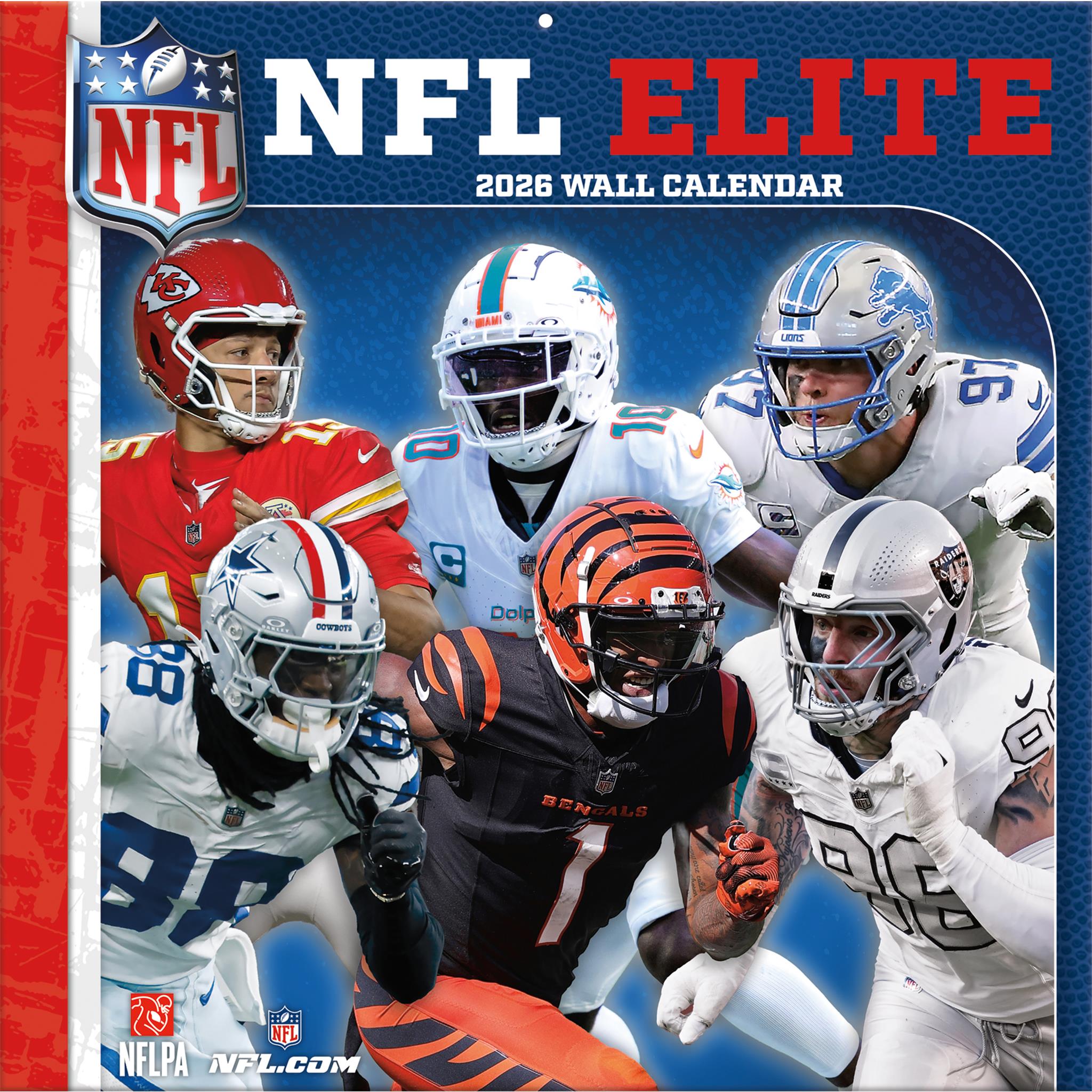 NFL Elite 2026 Wall Calendar