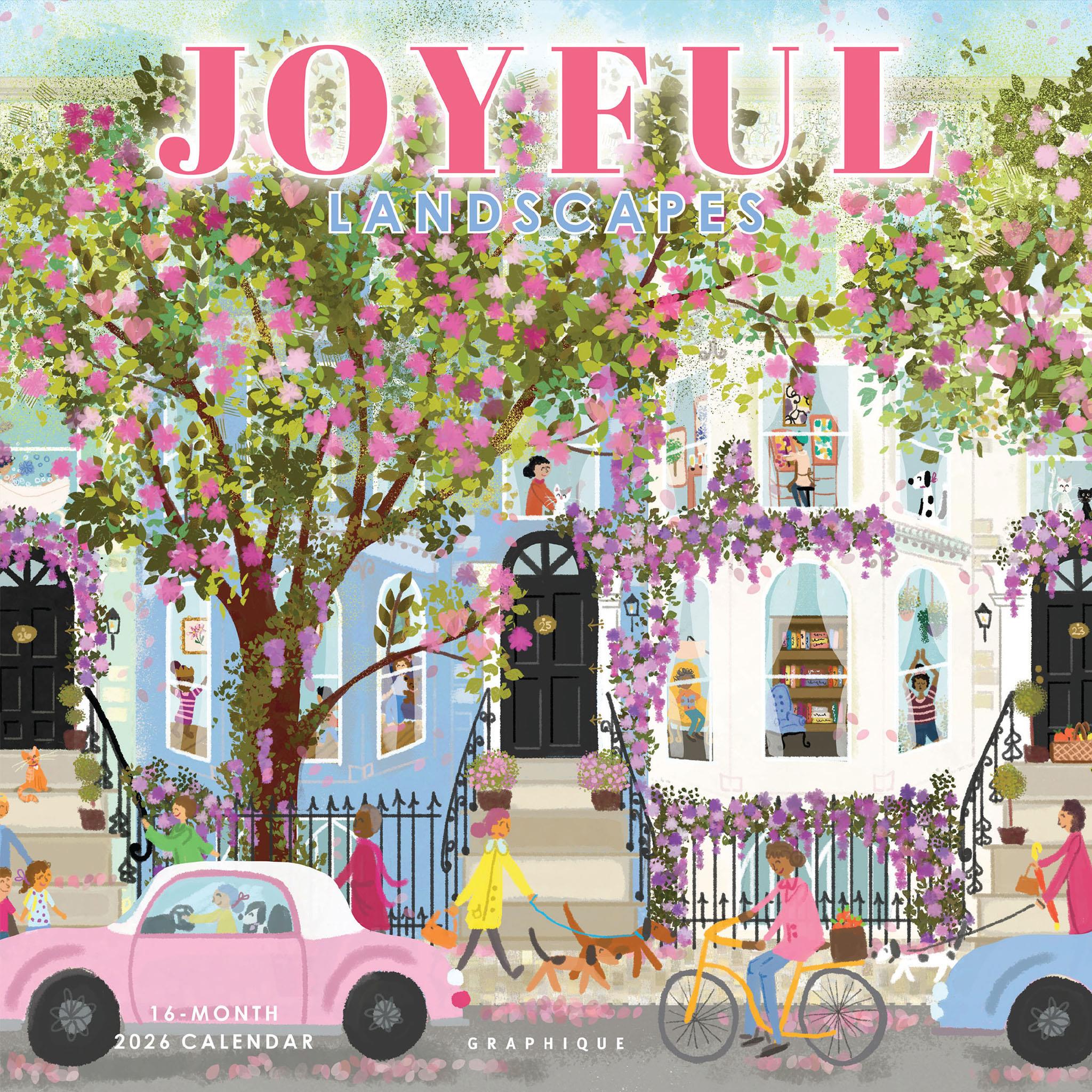 Joyful Landscapes 2026 Wall Calendar