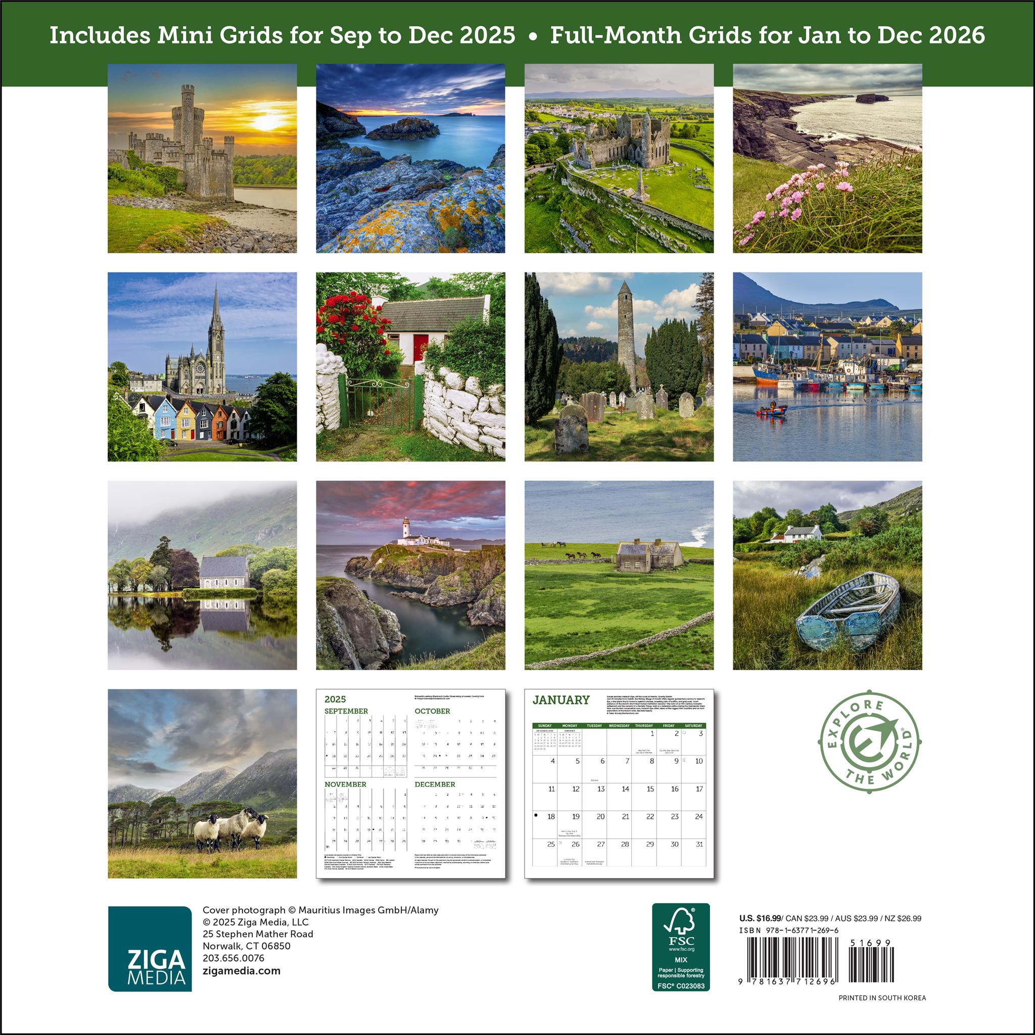 Irish Country 2026 Wall Calendar - Calendar Club Canada