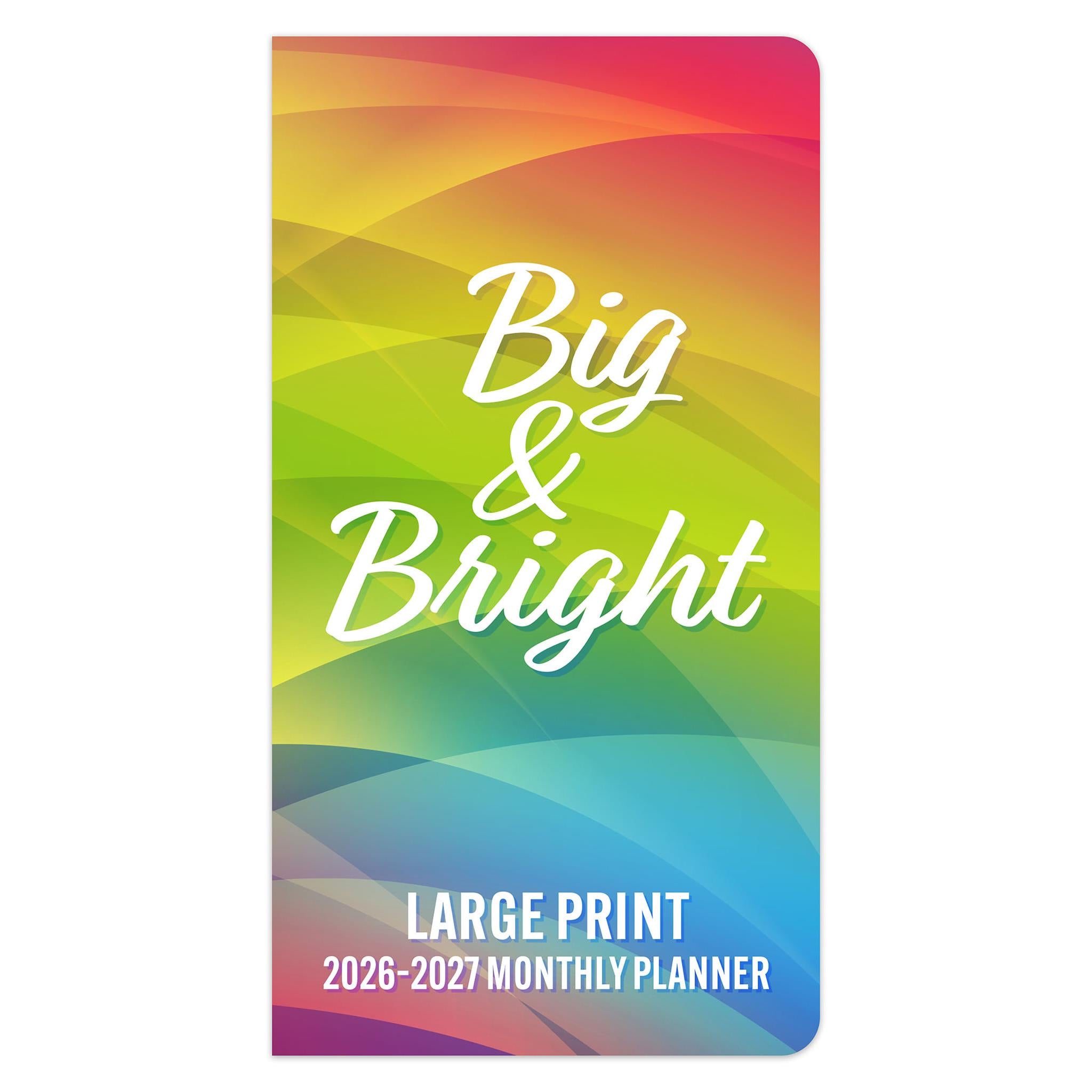 Big And Bright Large Print 2026 2 Yr Pocket Planner Calendar - Online Exclusive