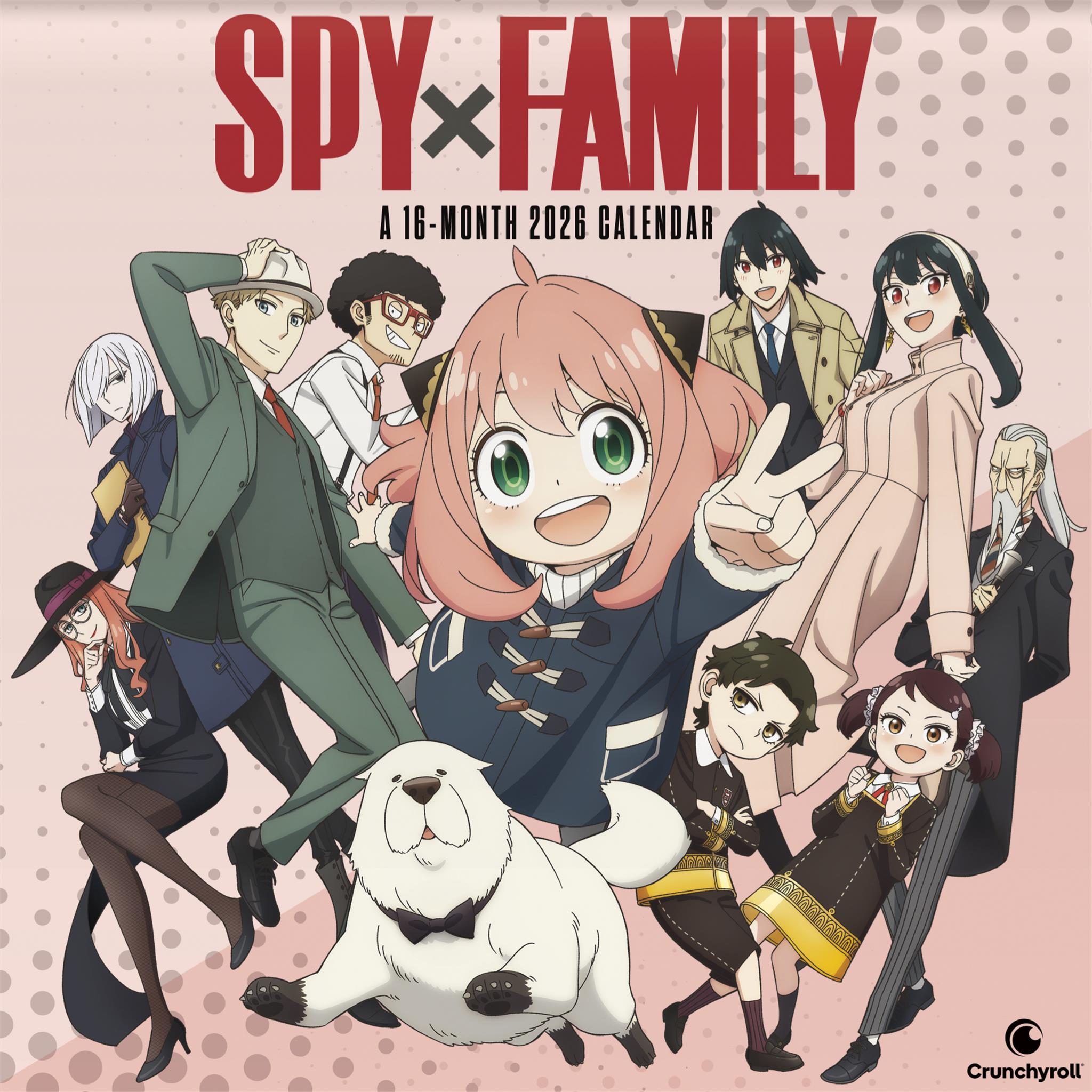 Spy X Family 2026 Wall Calendar