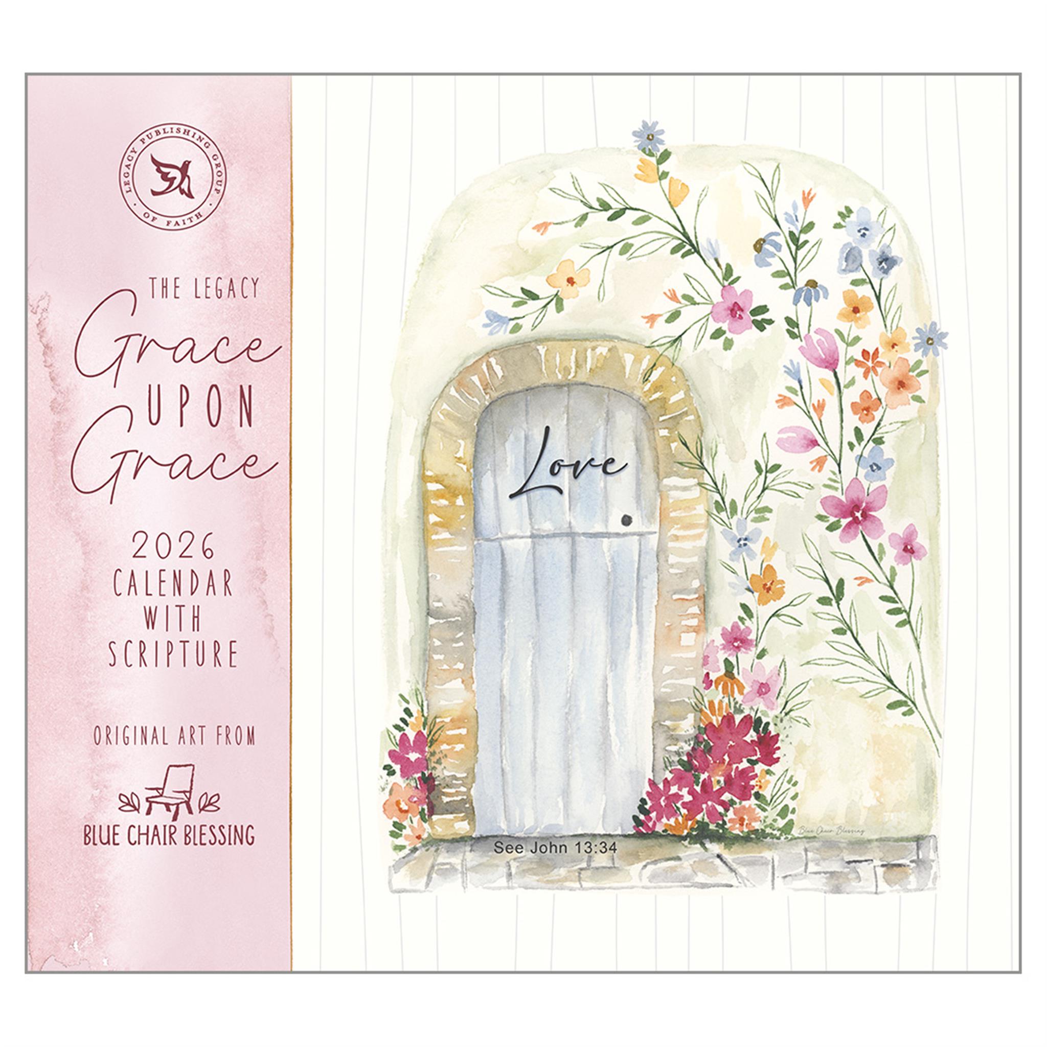 Grace Upon Grace 2026 Deluxe Wall Calendar - Online Only
