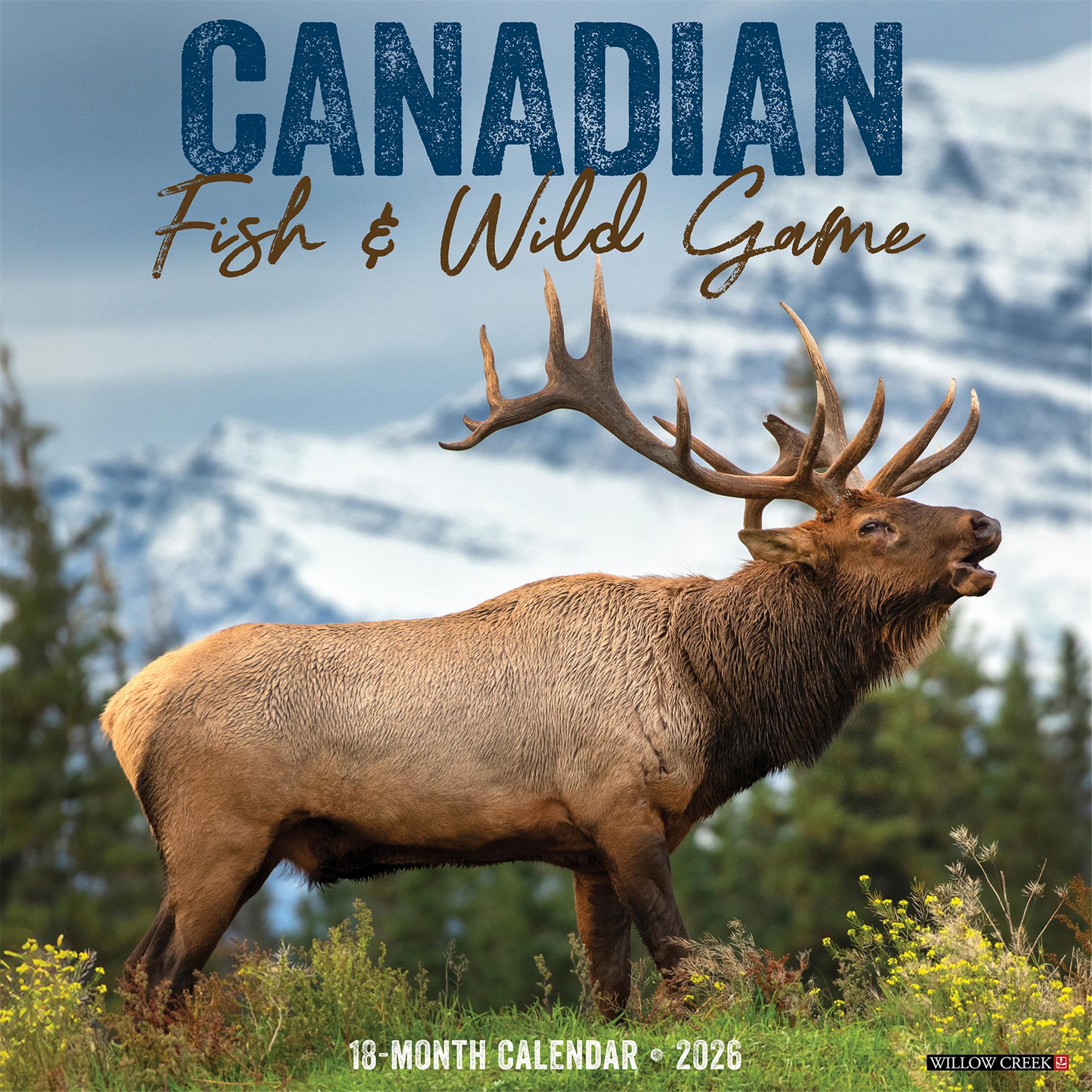 Canadian Fish And Wild Game 2026 Wall Calendar