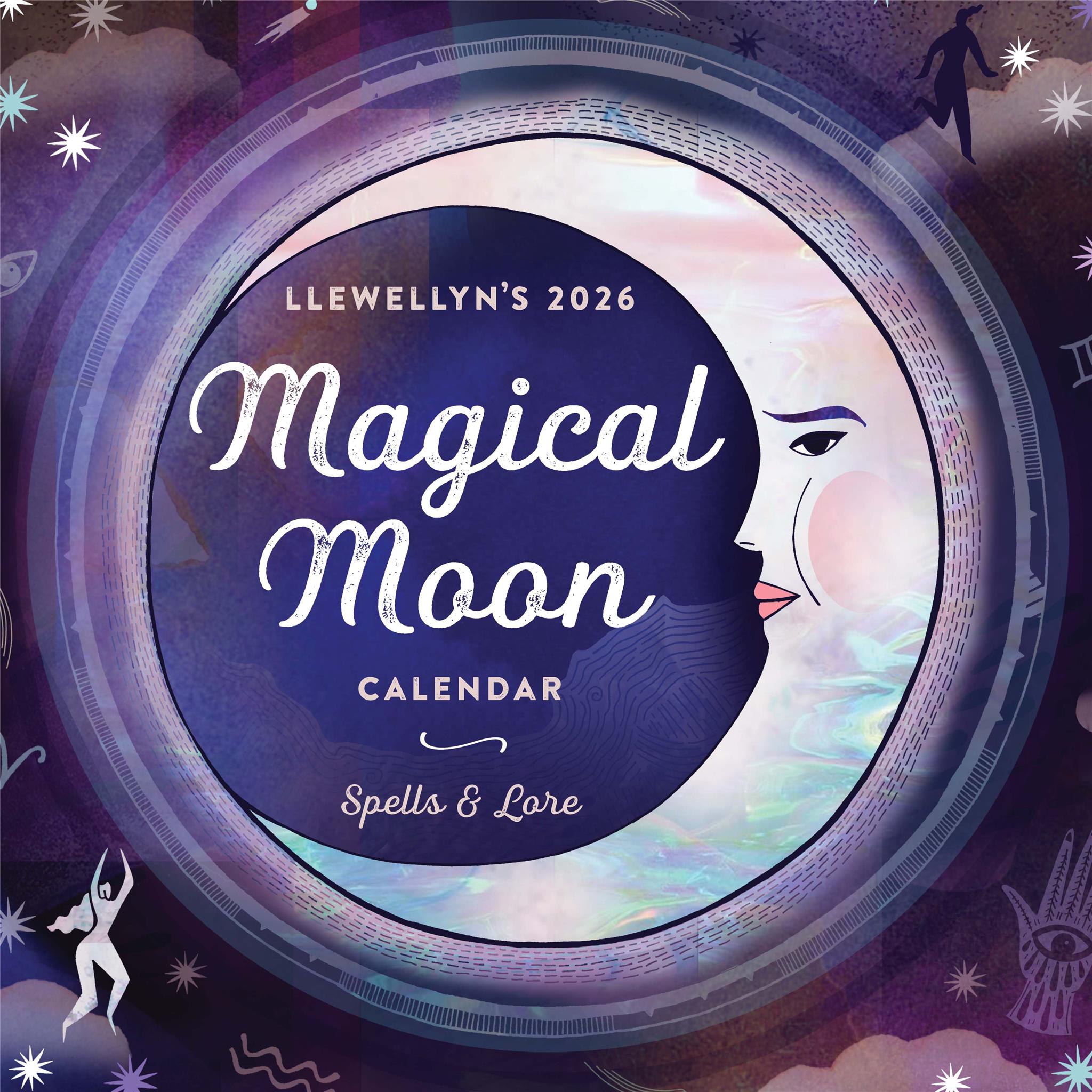 Magical Moon 2026 Wall Calendar