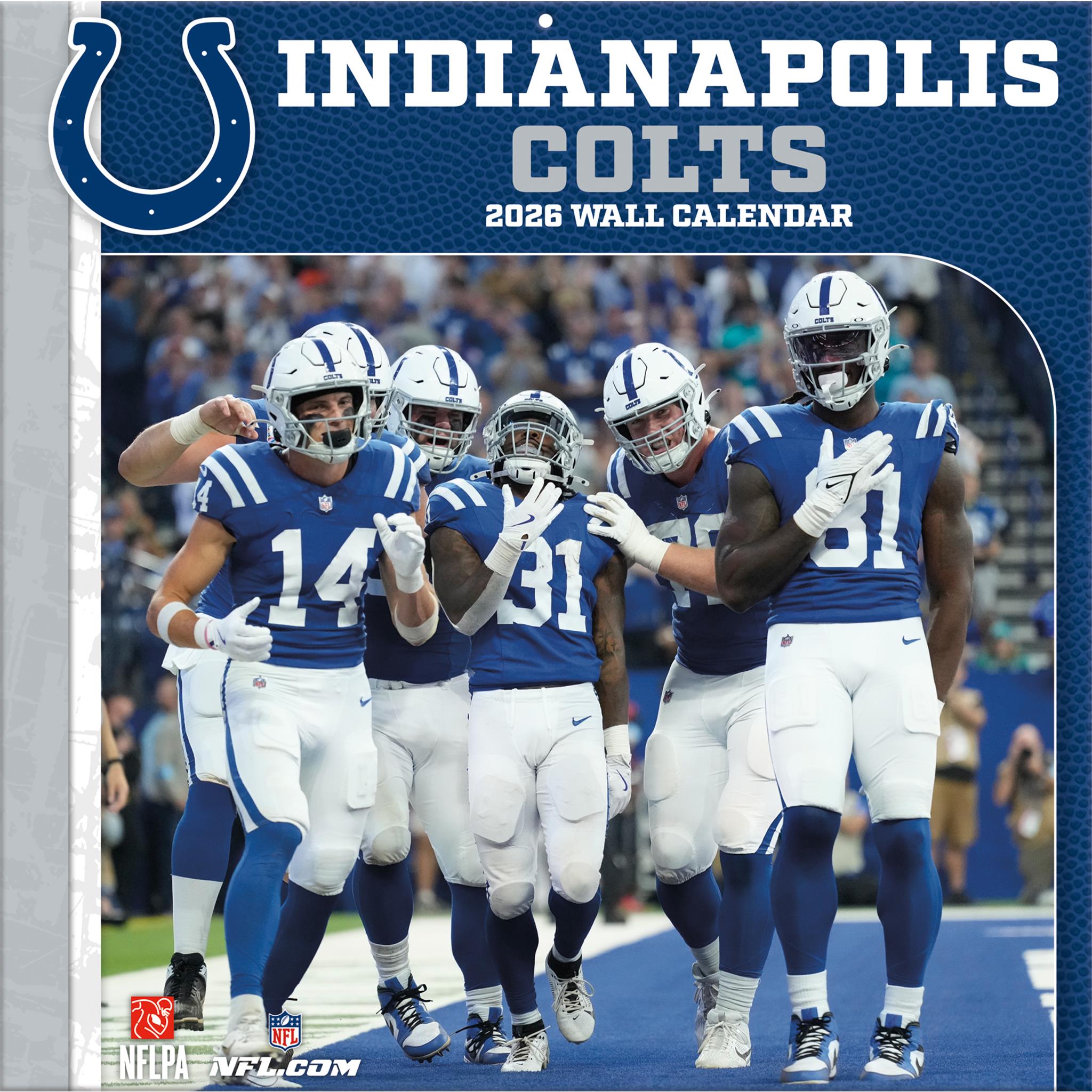 NFL Indianapolis Colts 2026 Wall Calendar - Online Only