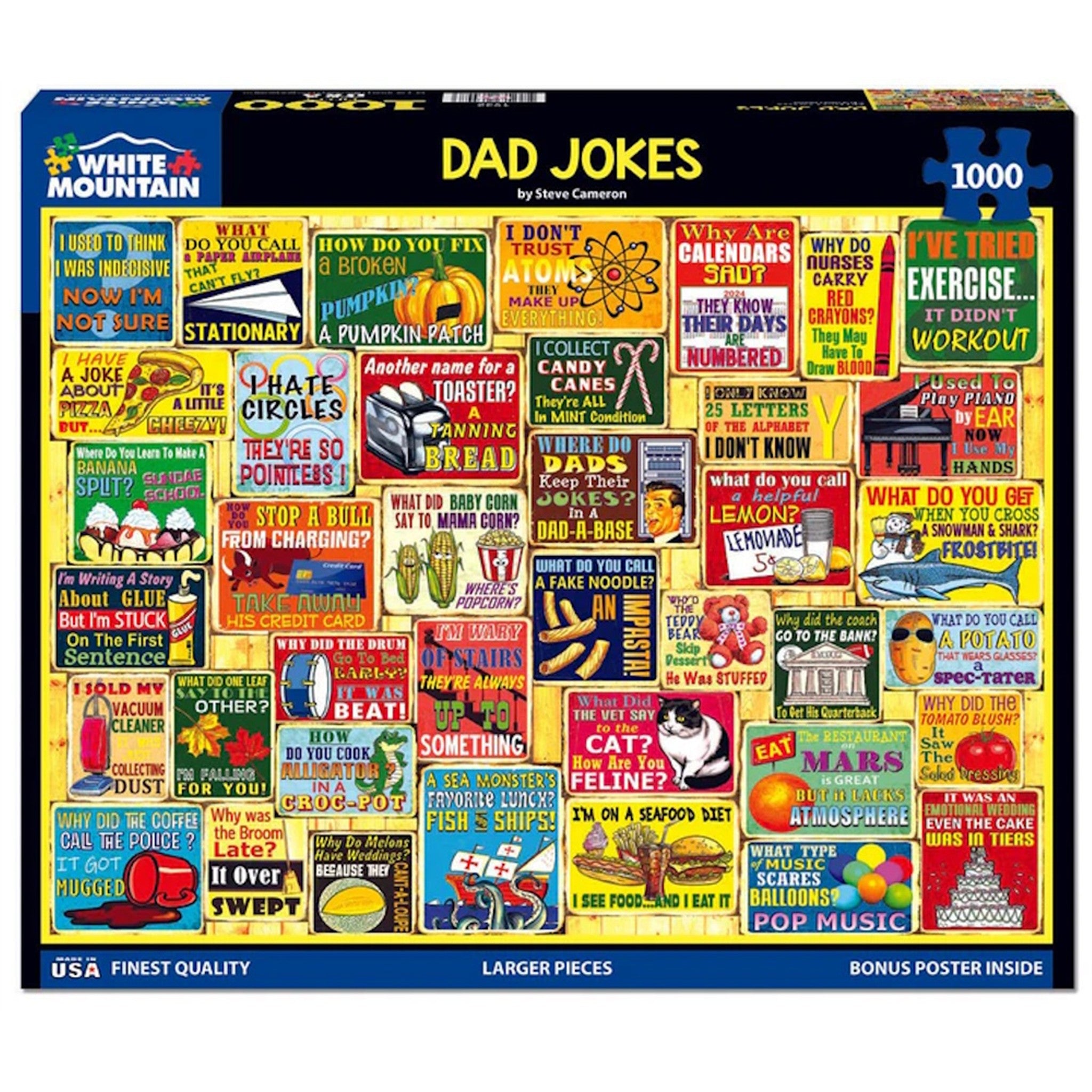 Dad Jokes 1000 Piece Puzzle