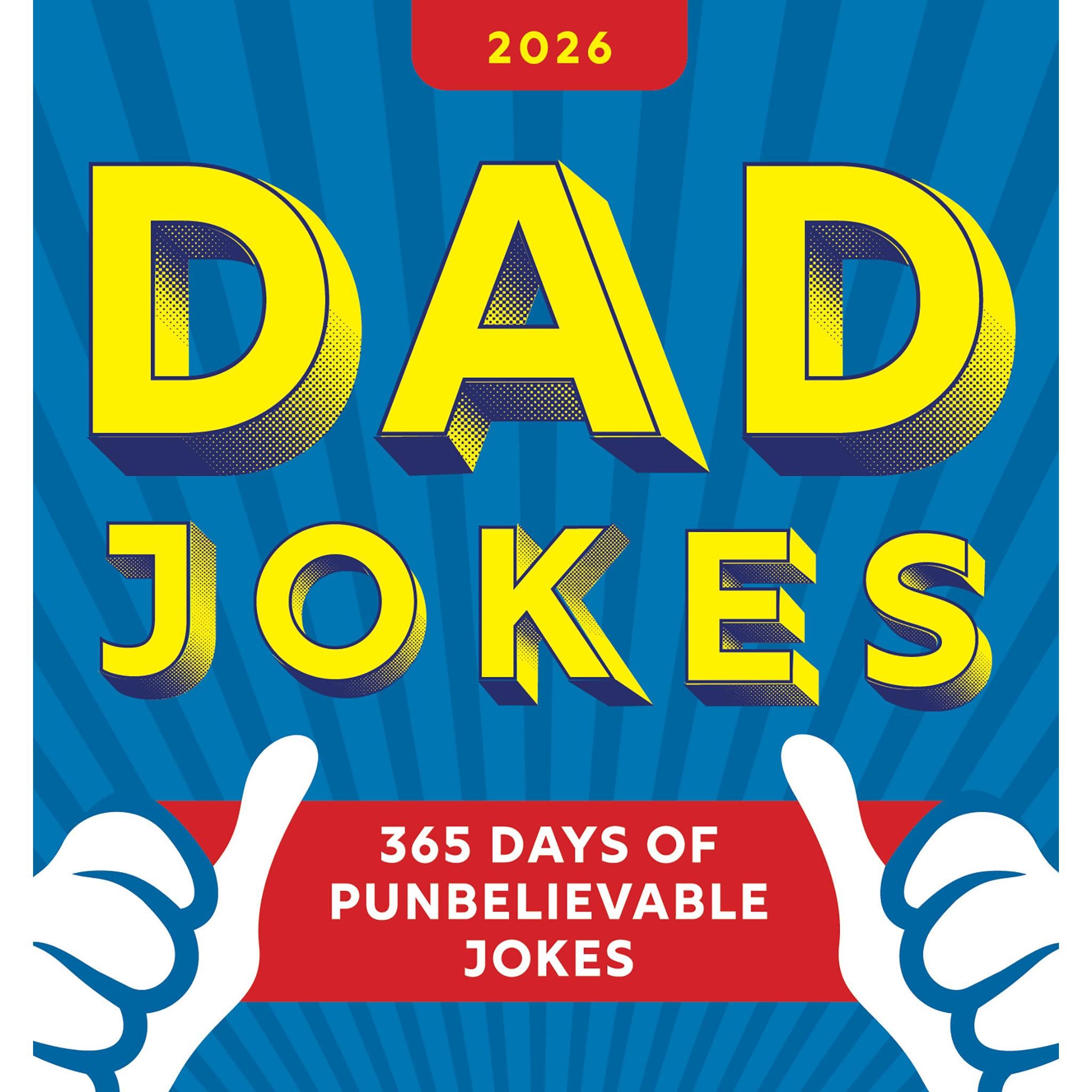 Dad Jokes 2026 Box Calendar front cover