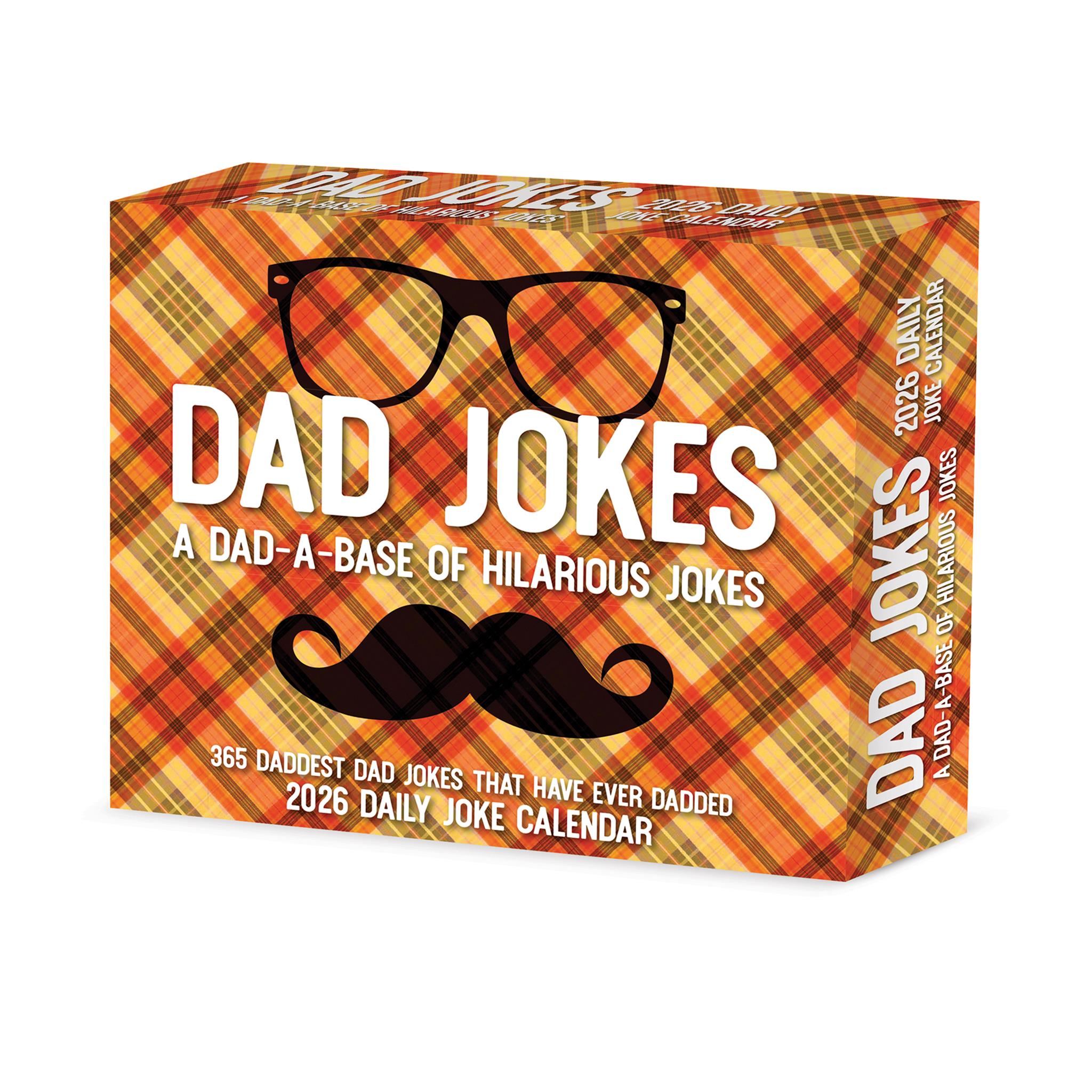Dad Jokes Are How Eye Roll 2026 Box Calendar packaging image