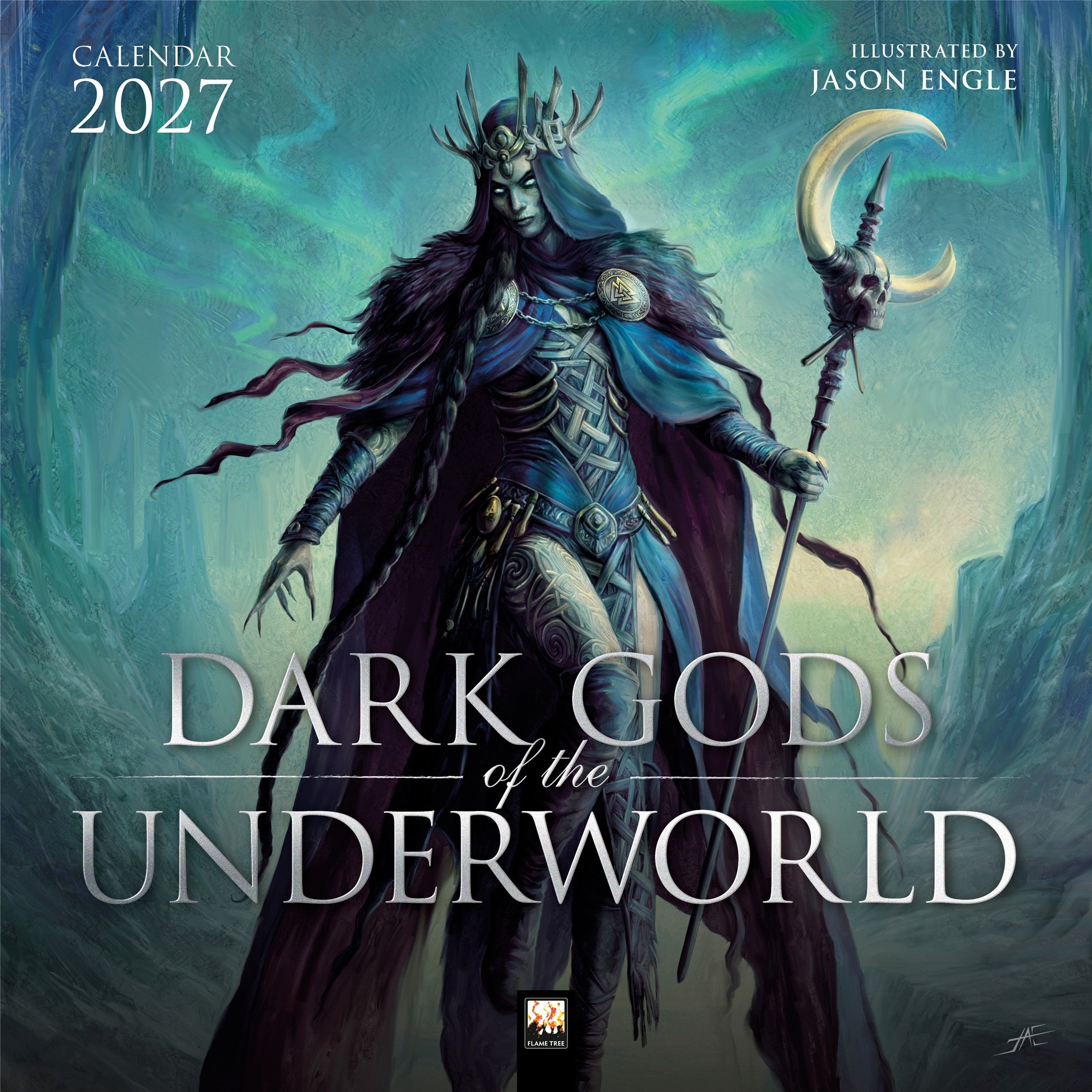 Dark Gods of the Underworld 2027 Wall Calendar - Online Only