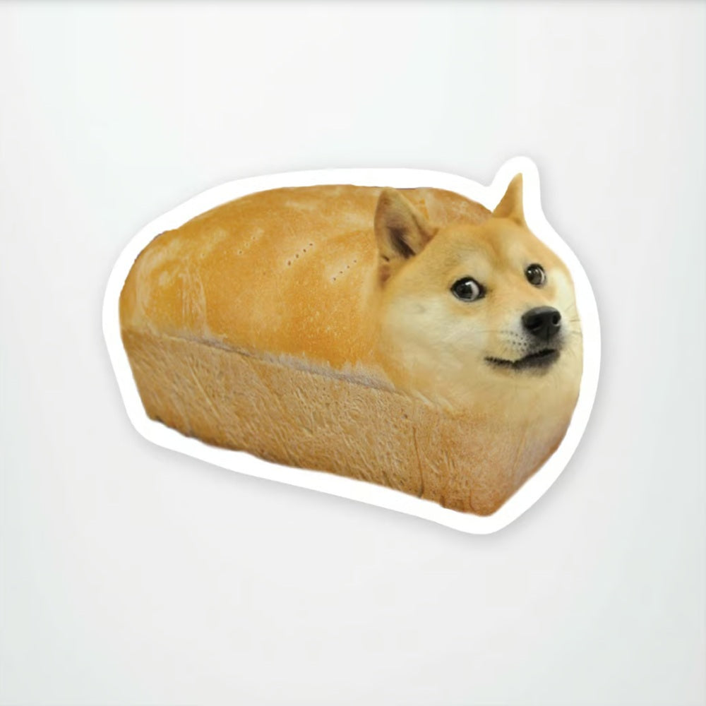 Doge Bread Vinyl Sticker