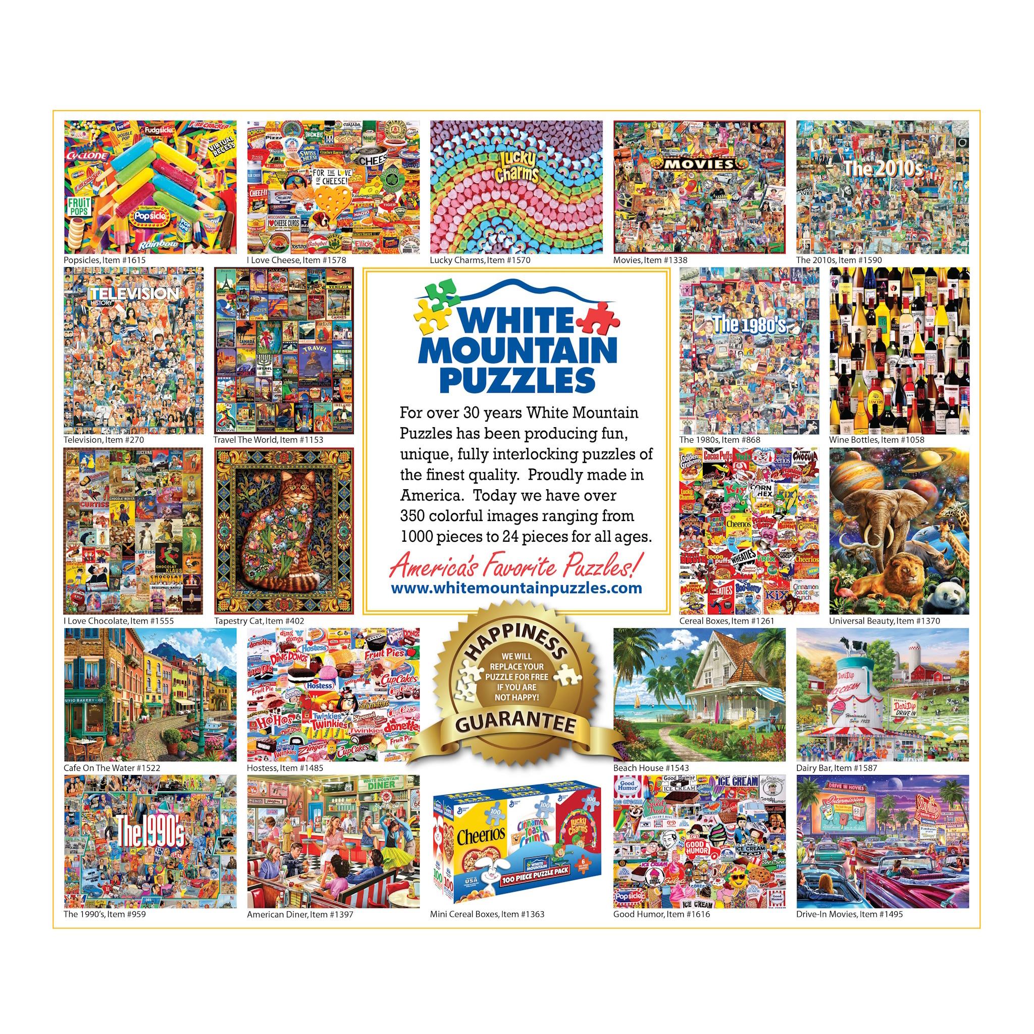 Games We Played 1000 Piece Puzzle White Mountain - Calendar Club Canada