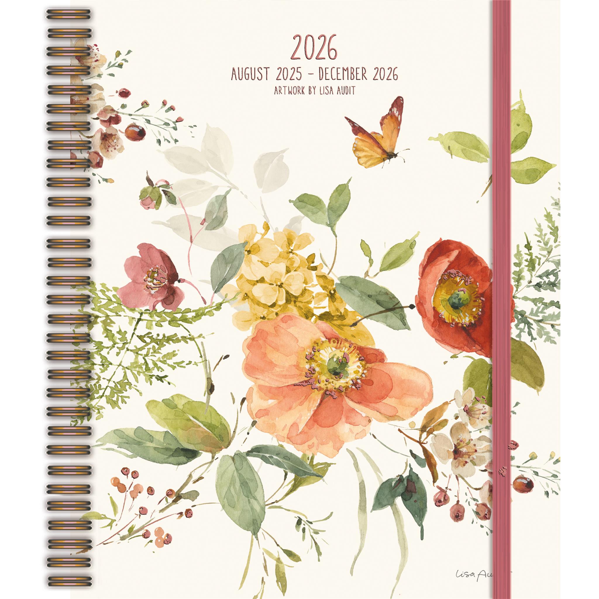 Watercolor Wonder 2025-2026 Engagement Calendar