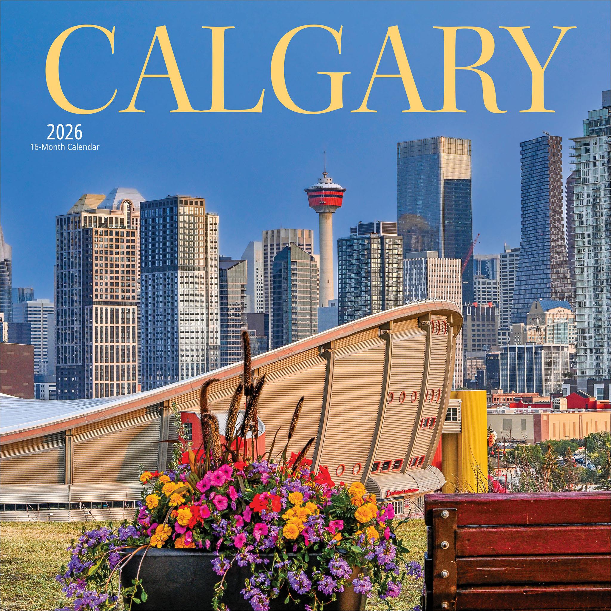 Calgary 2026 Wall Calendar