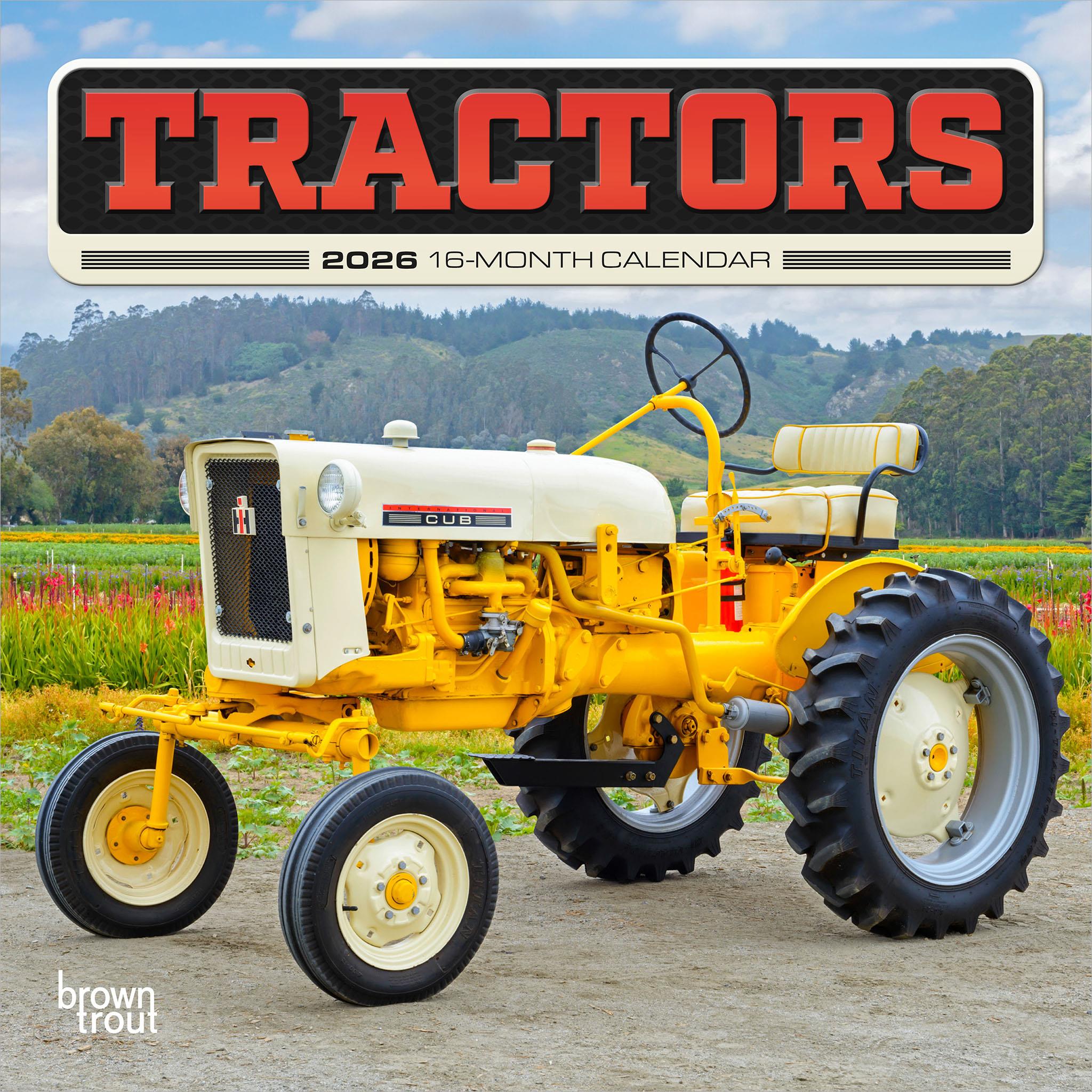 Tractors 2026 Mini Calendar