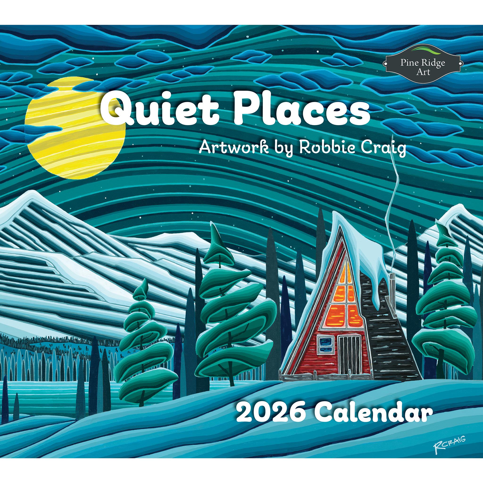 Quiet Places 2026 Wall Calendar - Online Only
