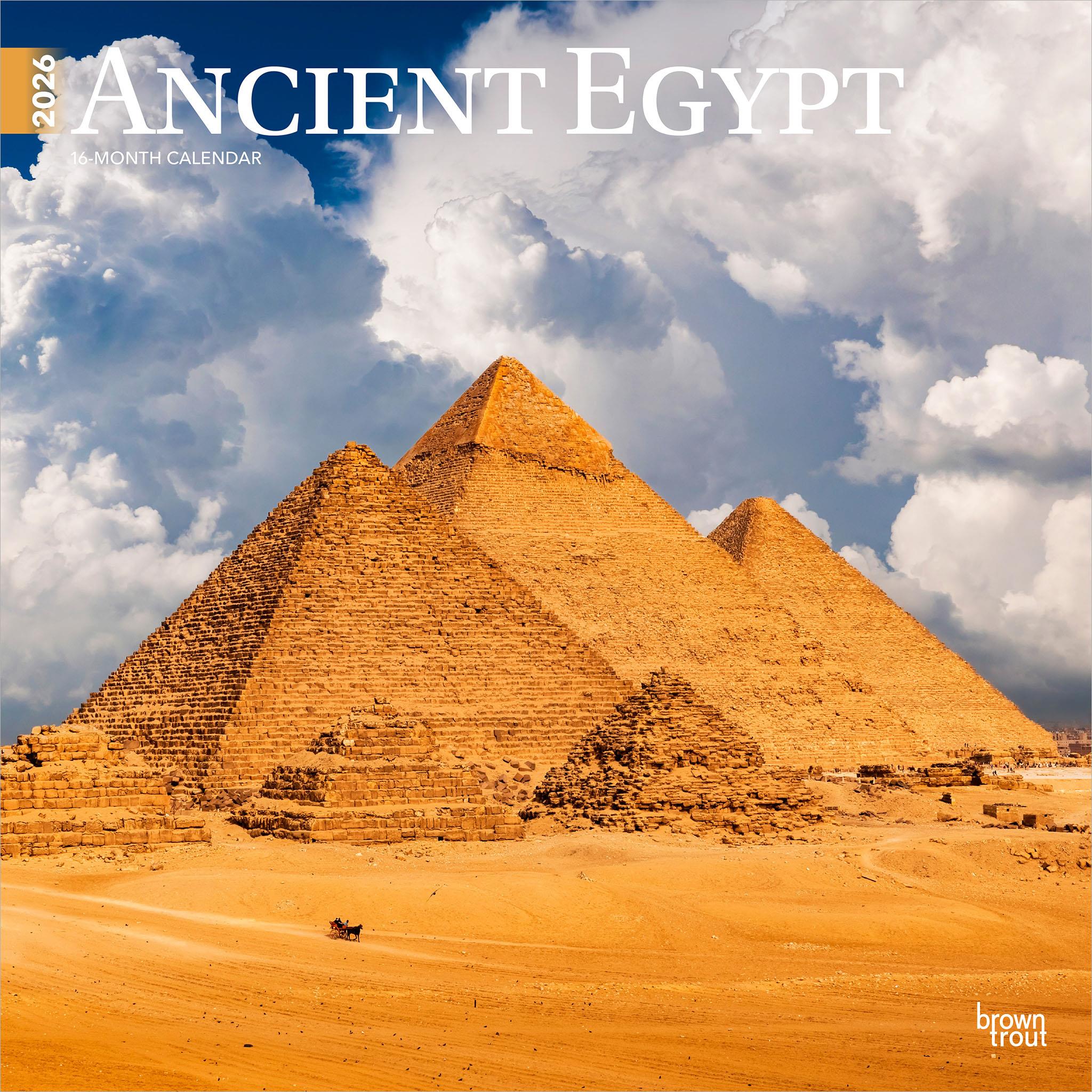 Ancient Egypt 2026 Wall Calendar - Online Only