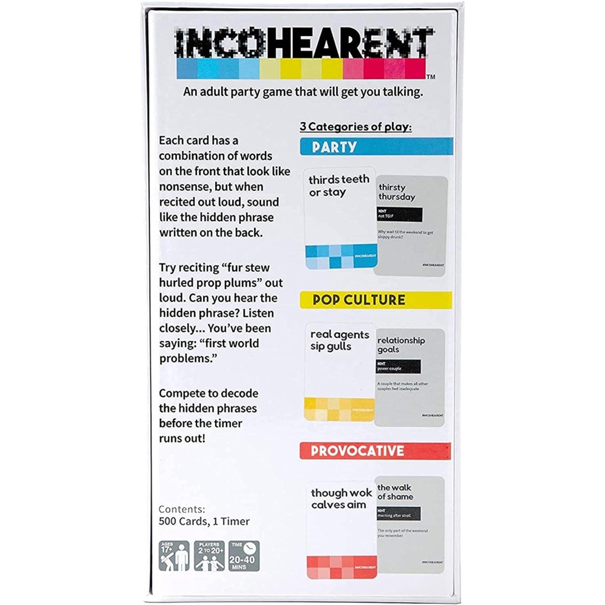 Incohearent - Calendar Club Canada