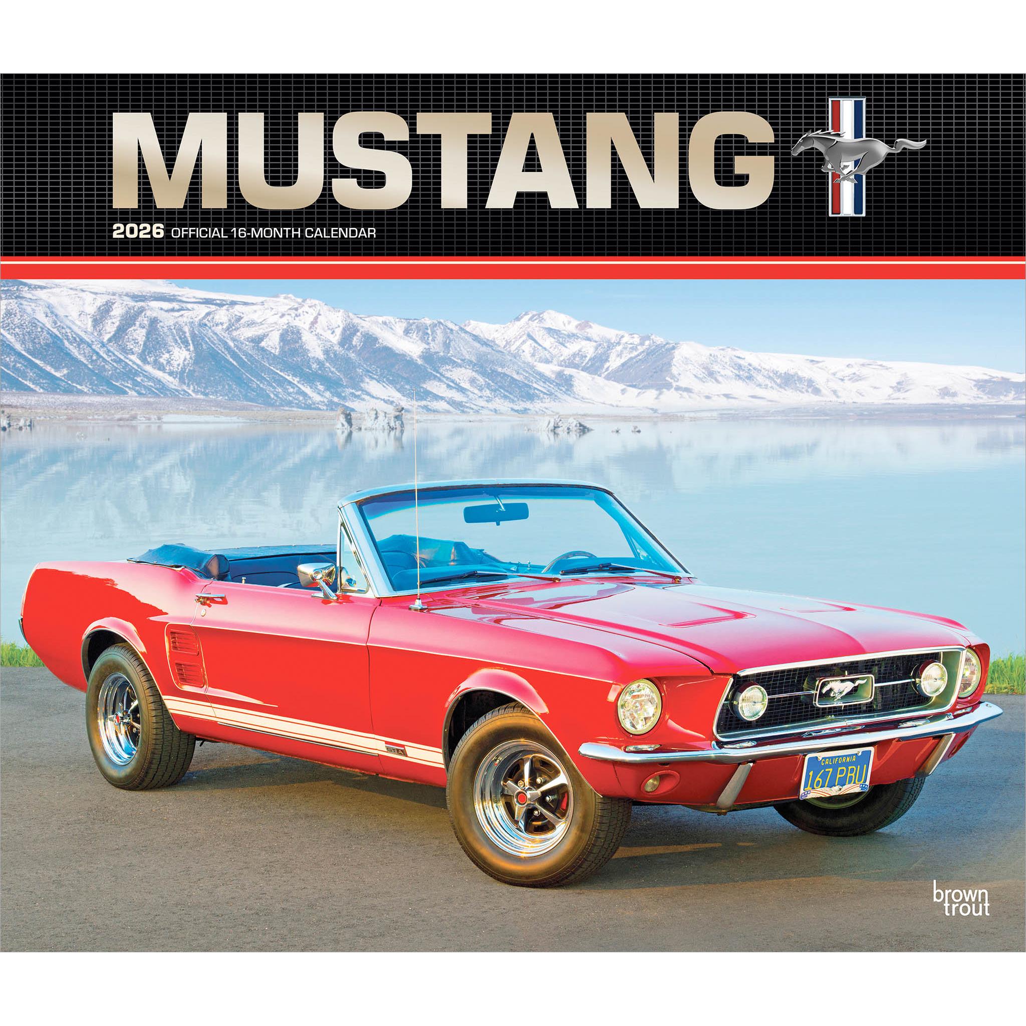 Mustang 2026 Wall Calendar