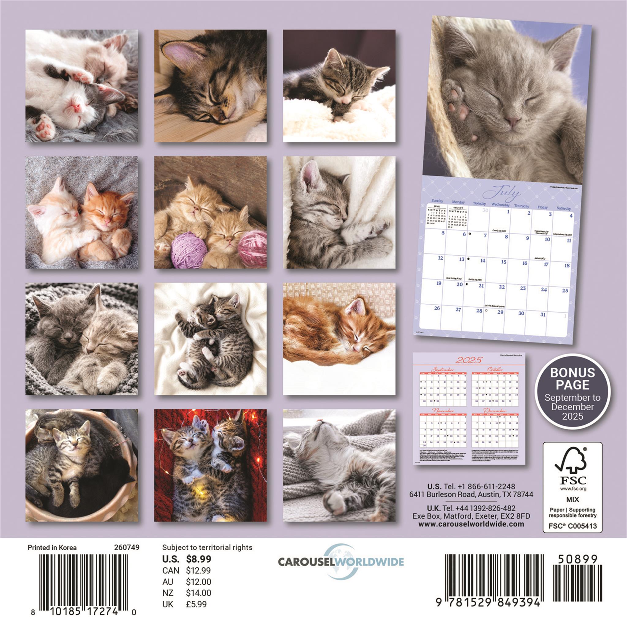 Naptime 2026 Mini Calendar
