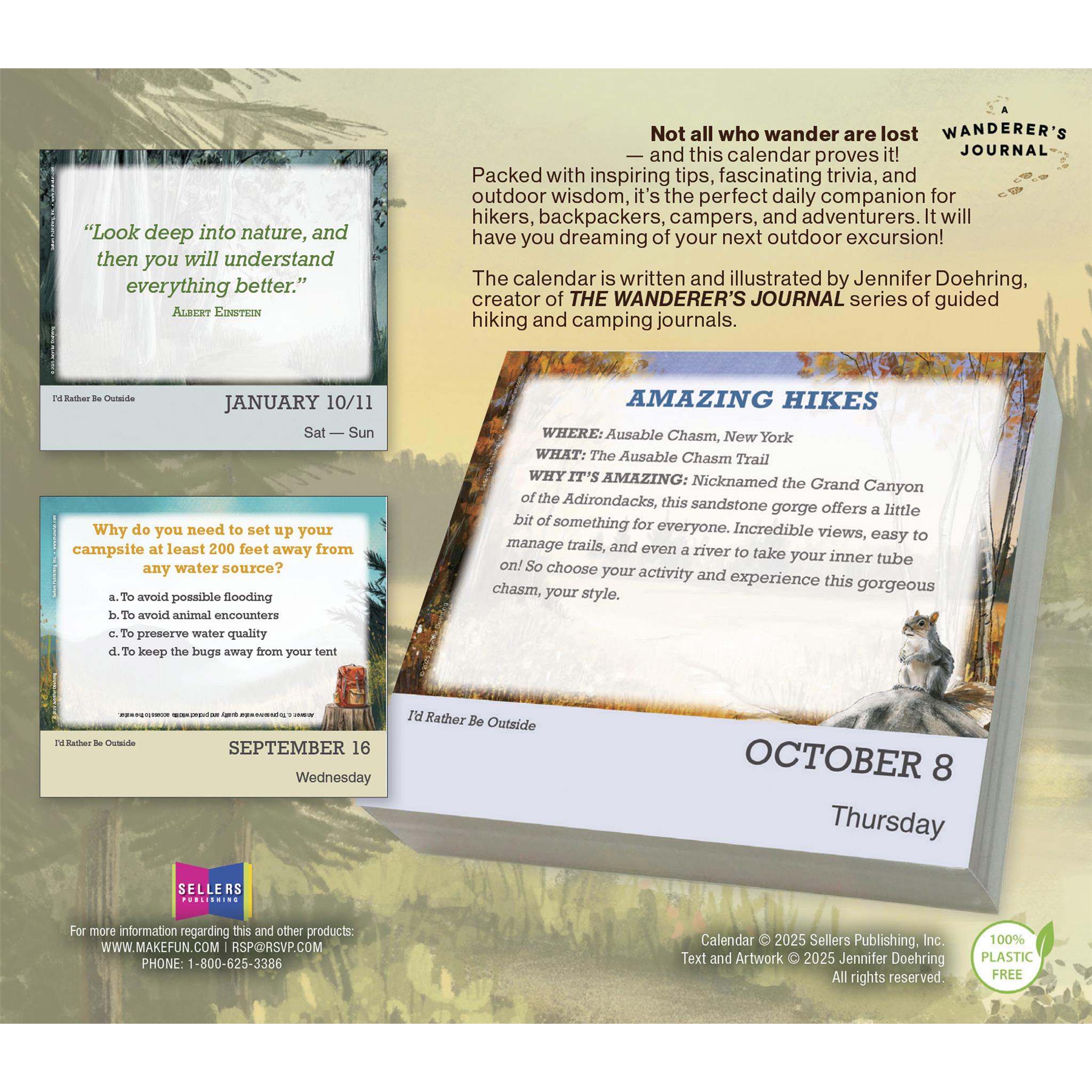 I'd Rather Be Outside 2026 Box Calendar - Online Only