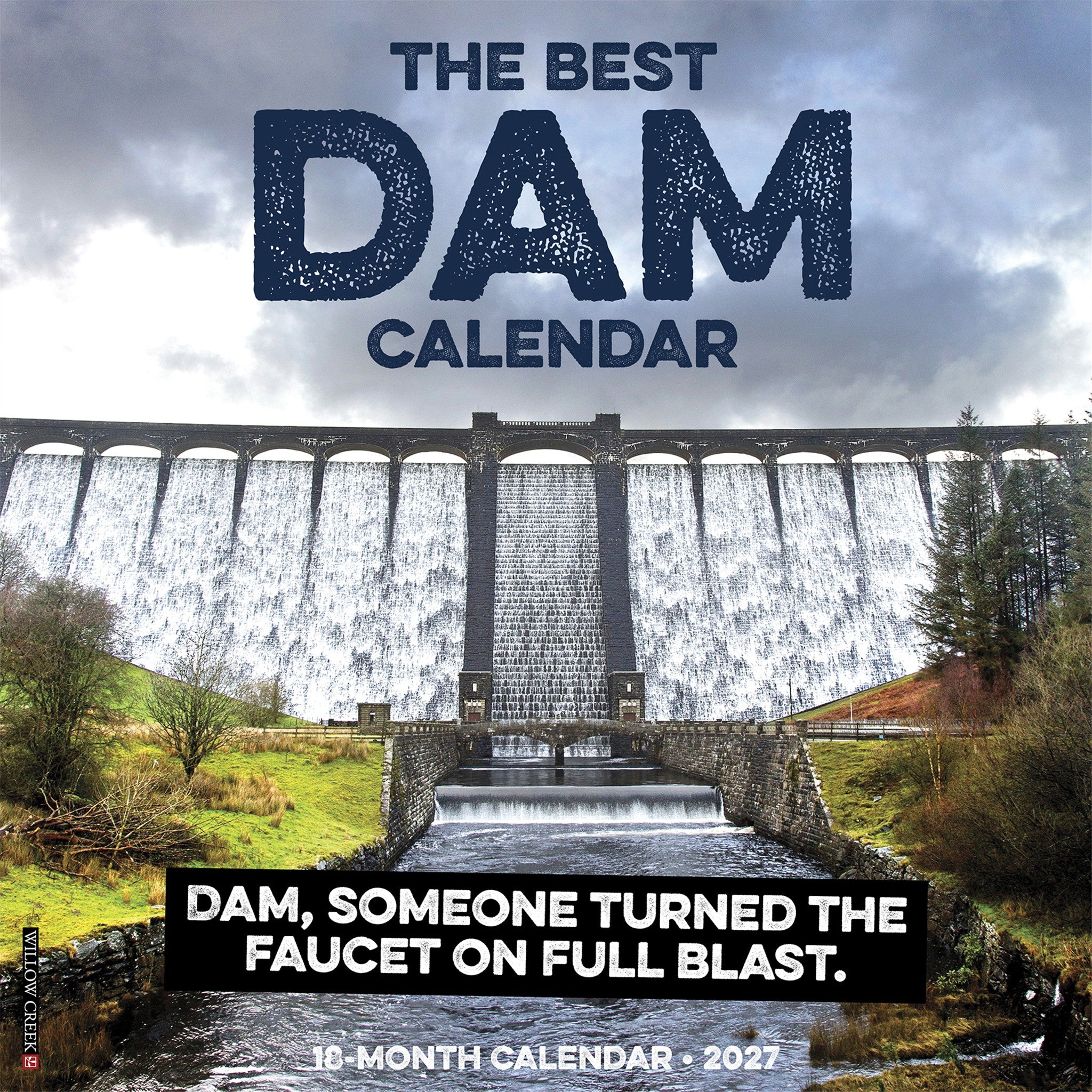 The Best Dam Calendar 2027 Wall Calendar - Online Only