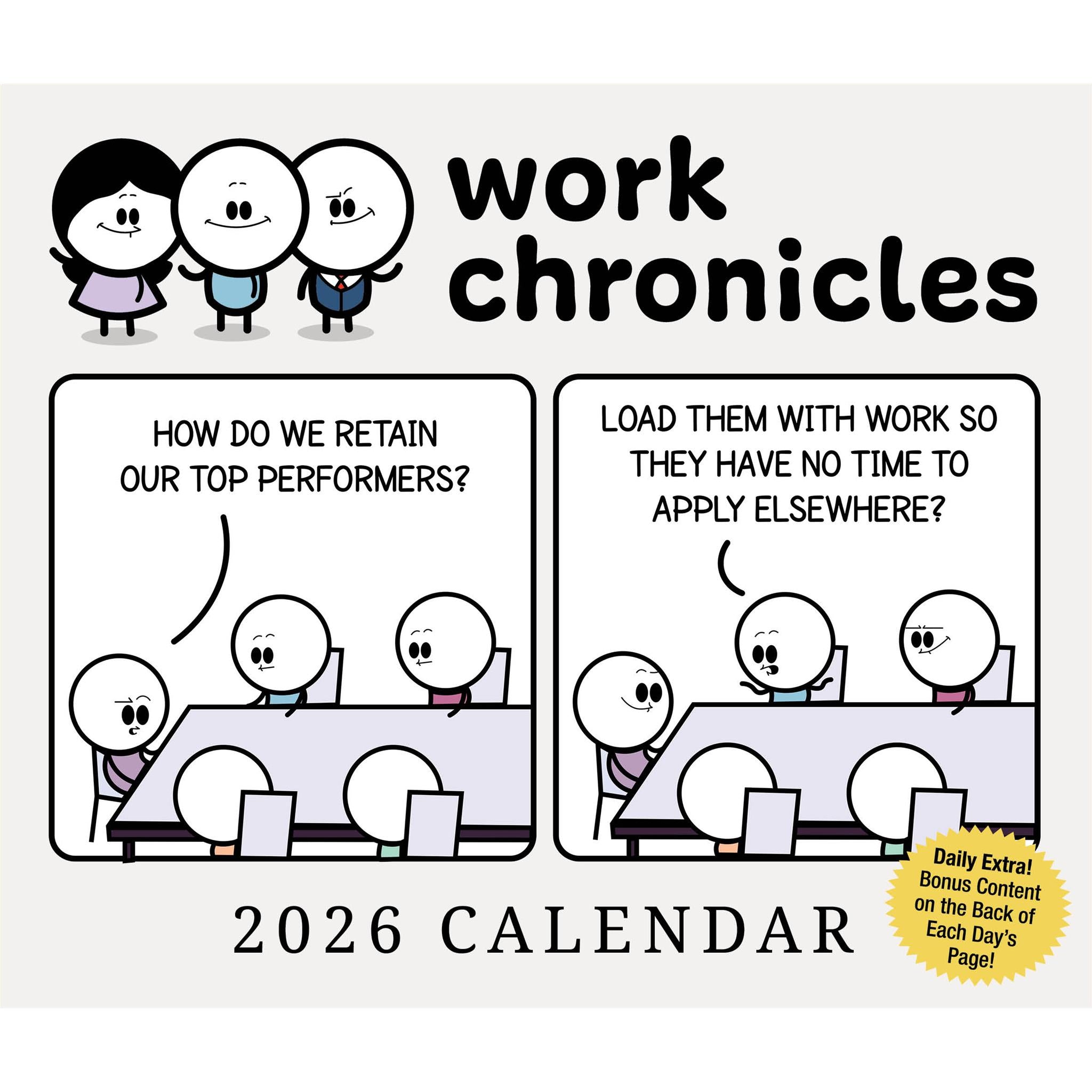 Work Chronicles 2026 Box Calendar