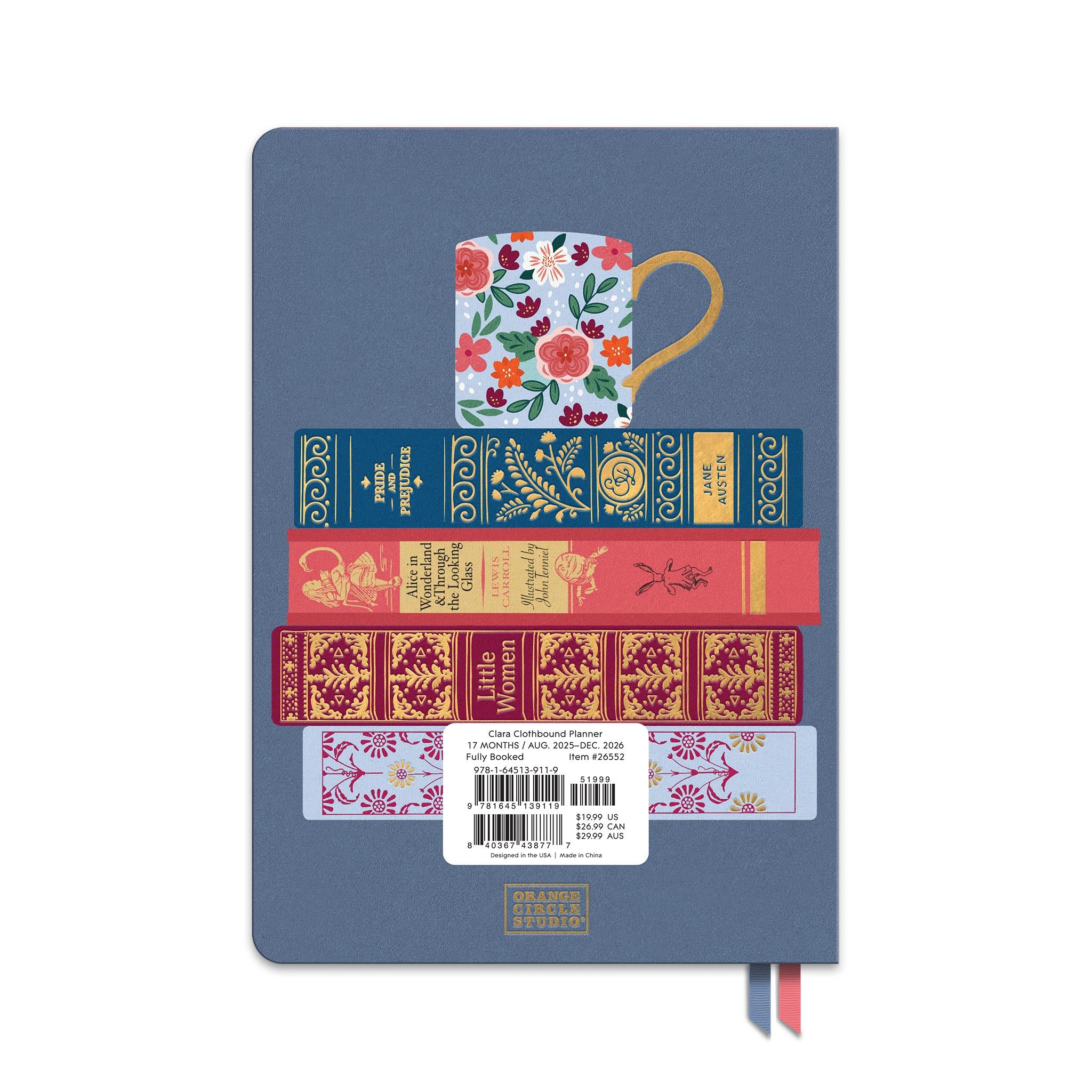 Fully Booked Clara Clothbound 2025-2026 Engagement Calendar