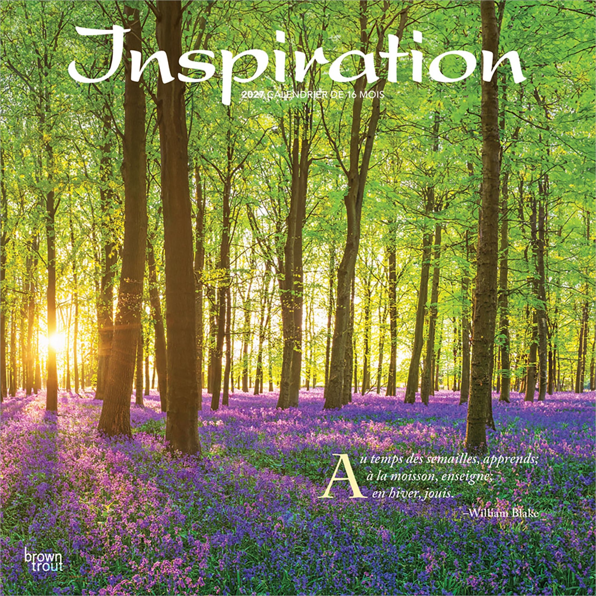 Inspiration 2027 Wall Calendar (French)