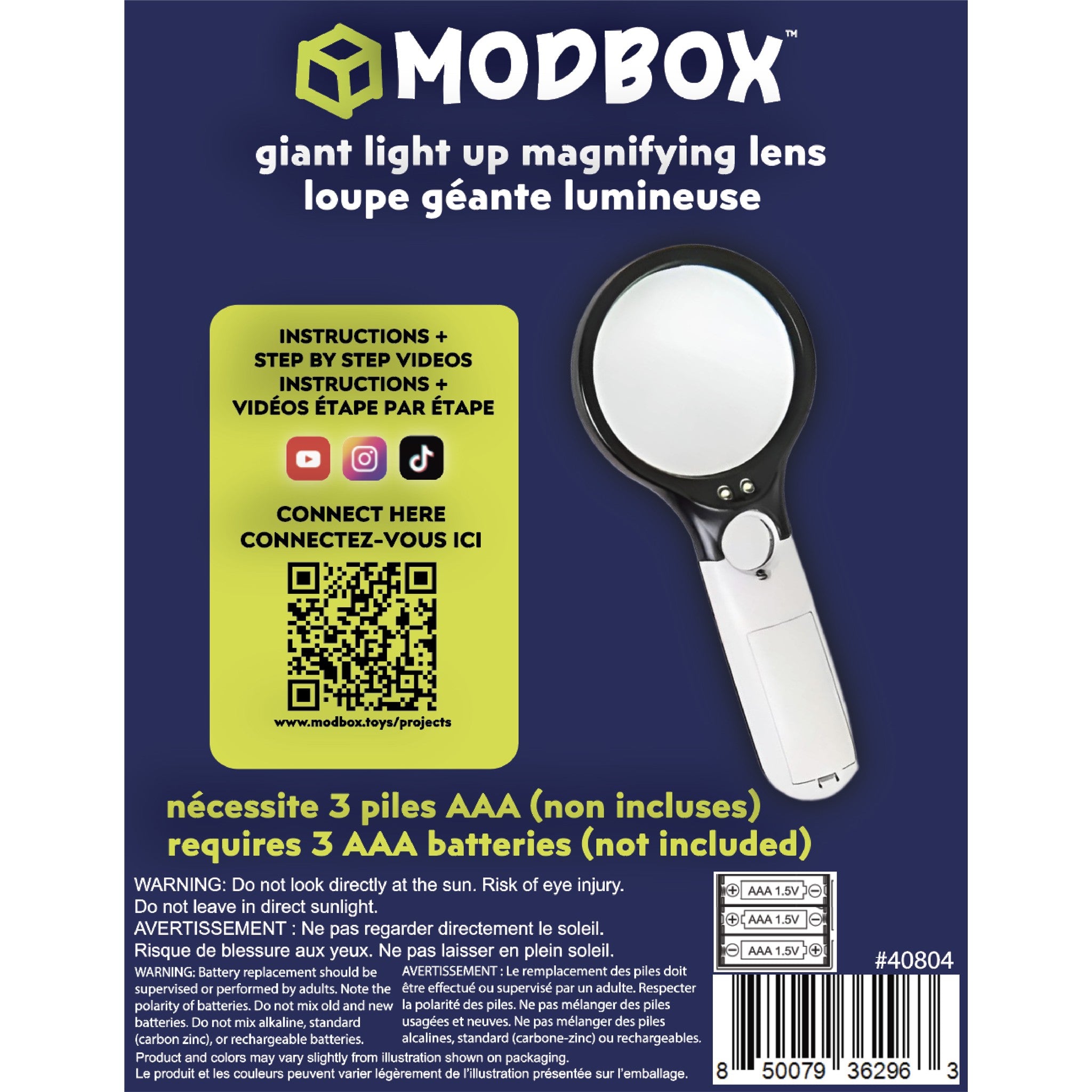 3" Giant LED Magnifying Glass
