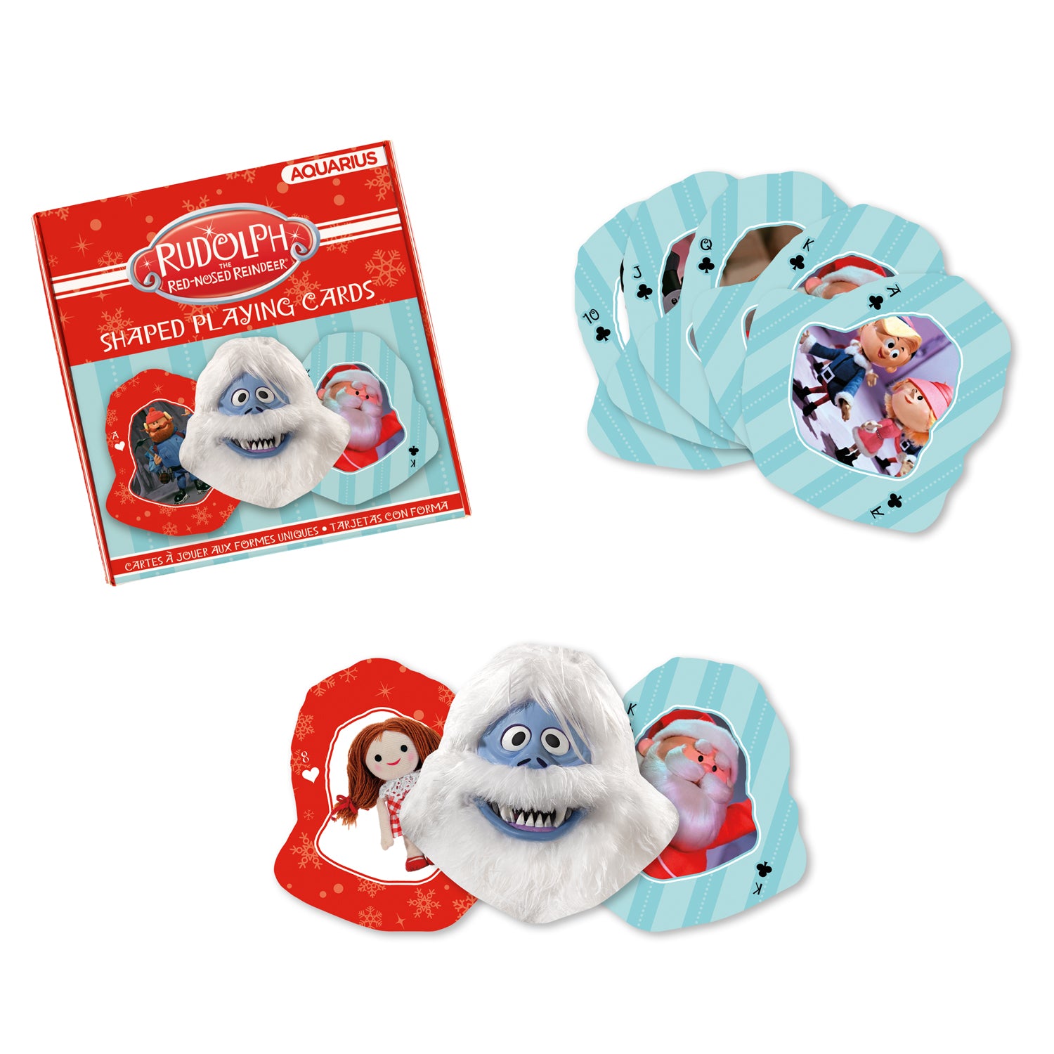 Rudolph Shaped Playing Cards
