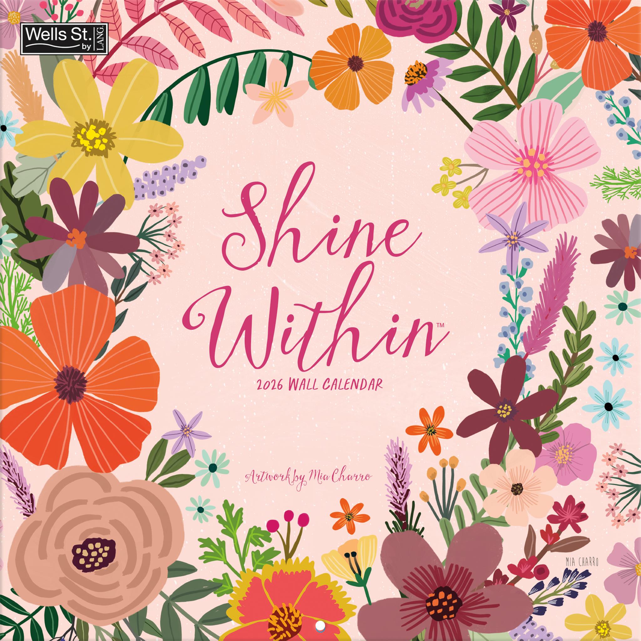 Shine Within 2026 Wall Calendar - Online Only