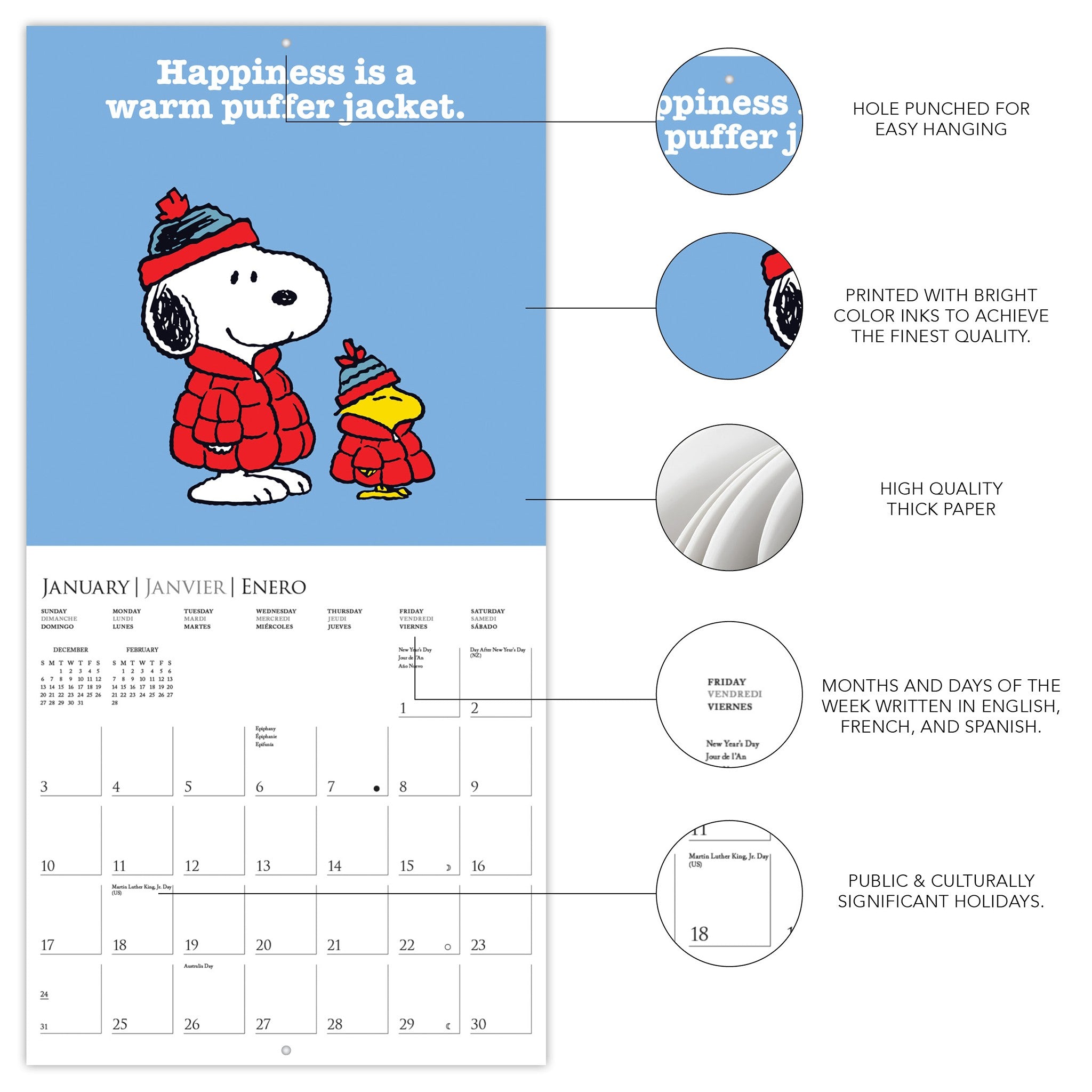 Peanuts 2027 Mini Calendar