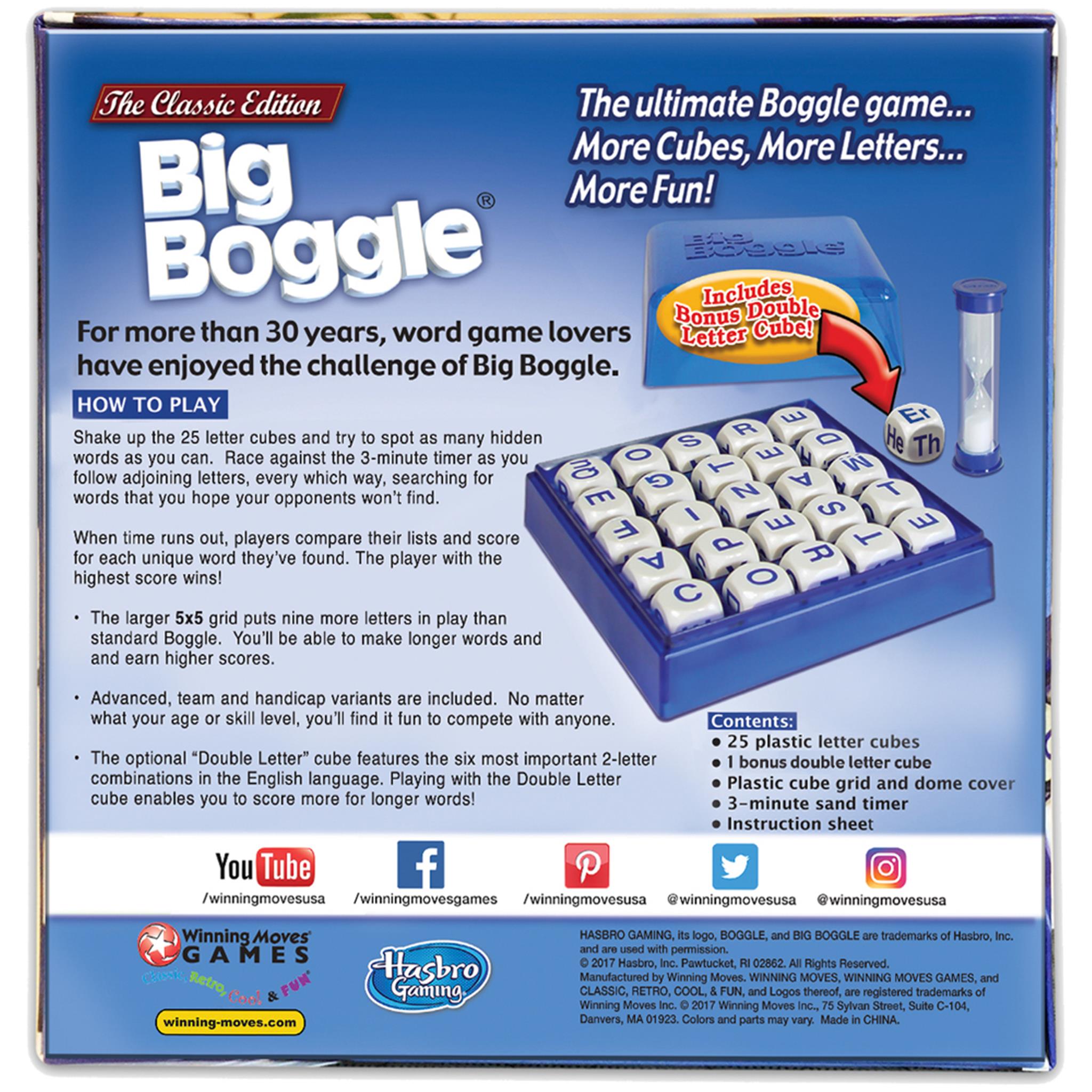 Big Boggle Classic Edition - Calendar Club Canada