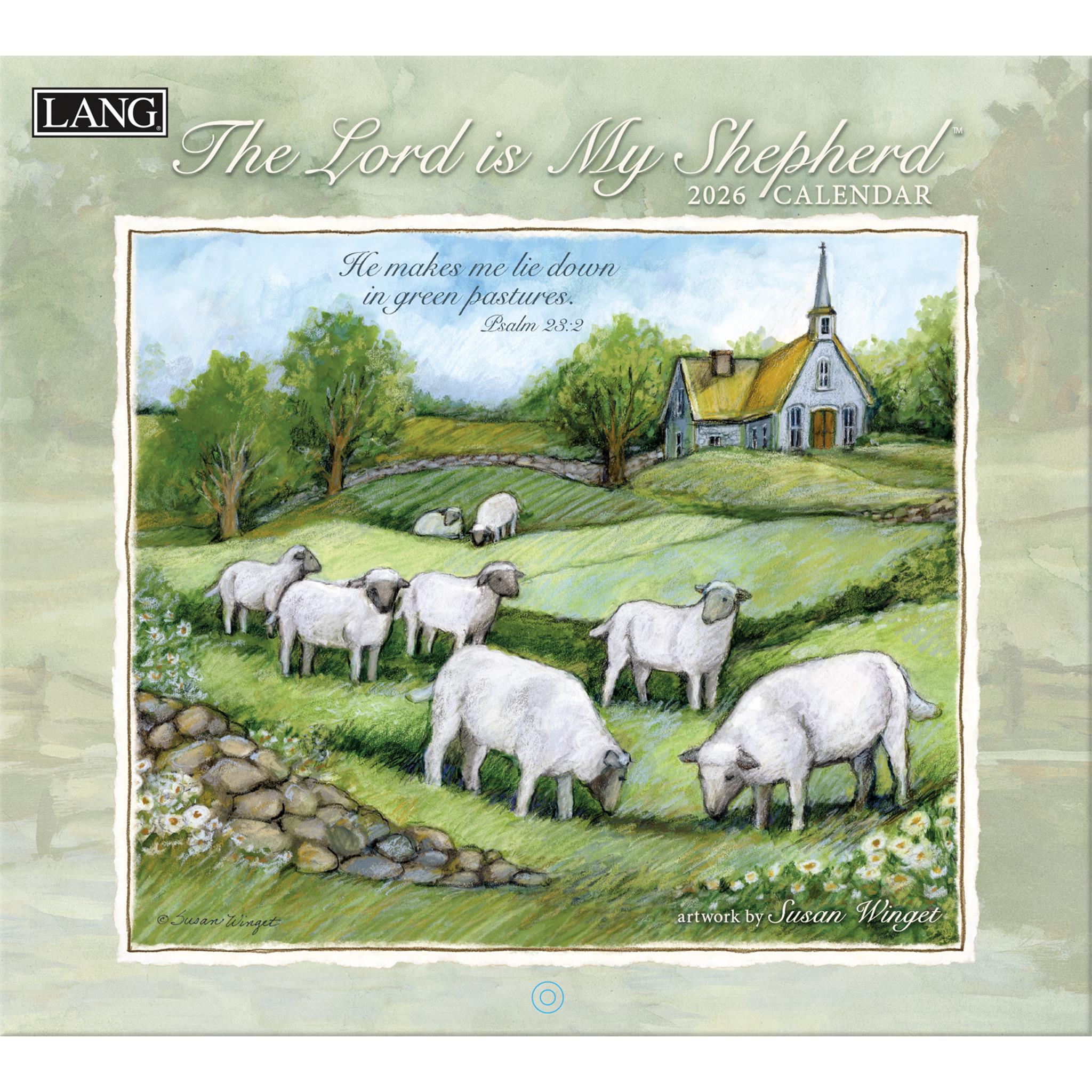 Lord Is My Shepherd 2026 Wall Calendar