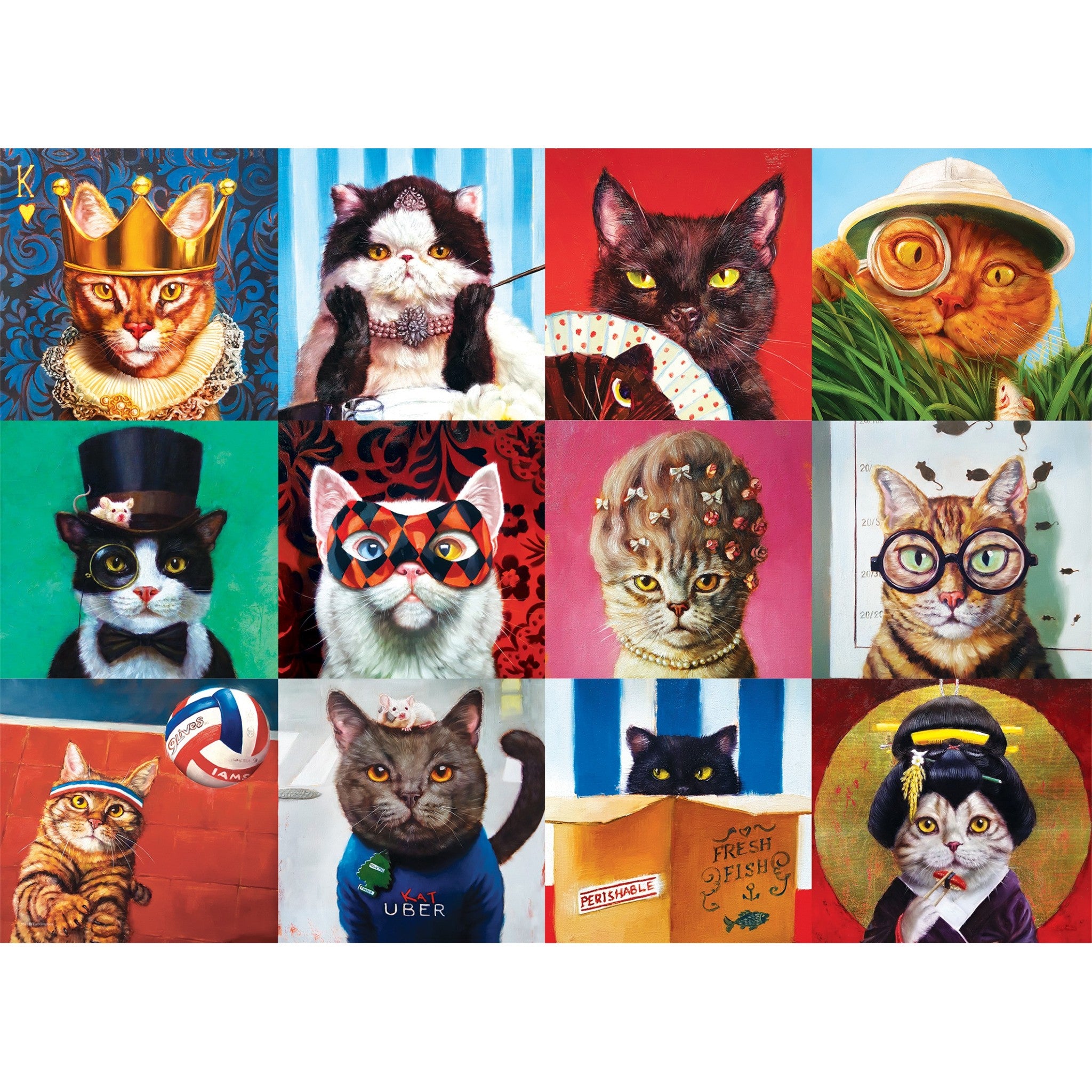 Funny Cats 1000 Piece Puzzle