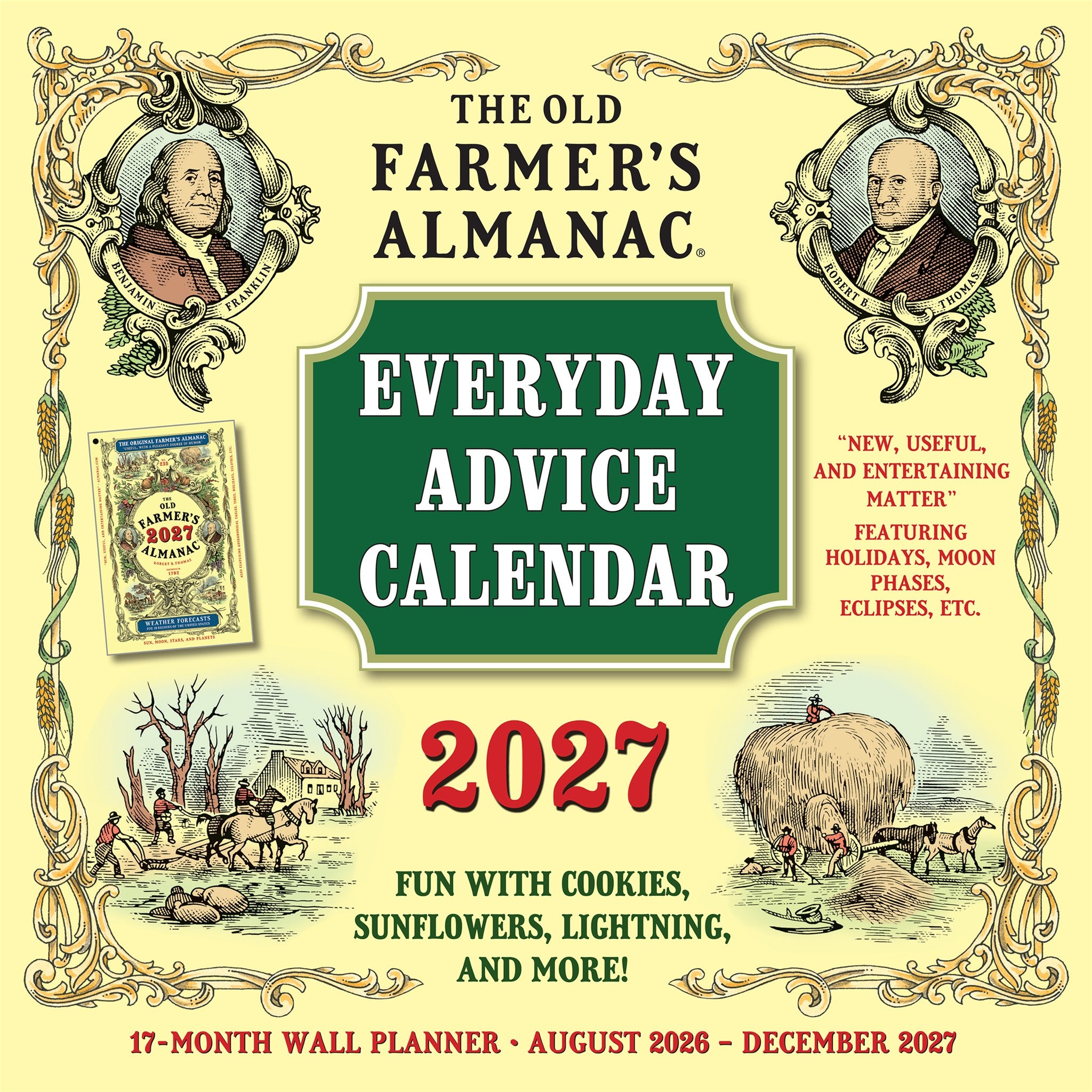 Old Farmer’s Almanac Everyday Advice 2027 Wall Calendar