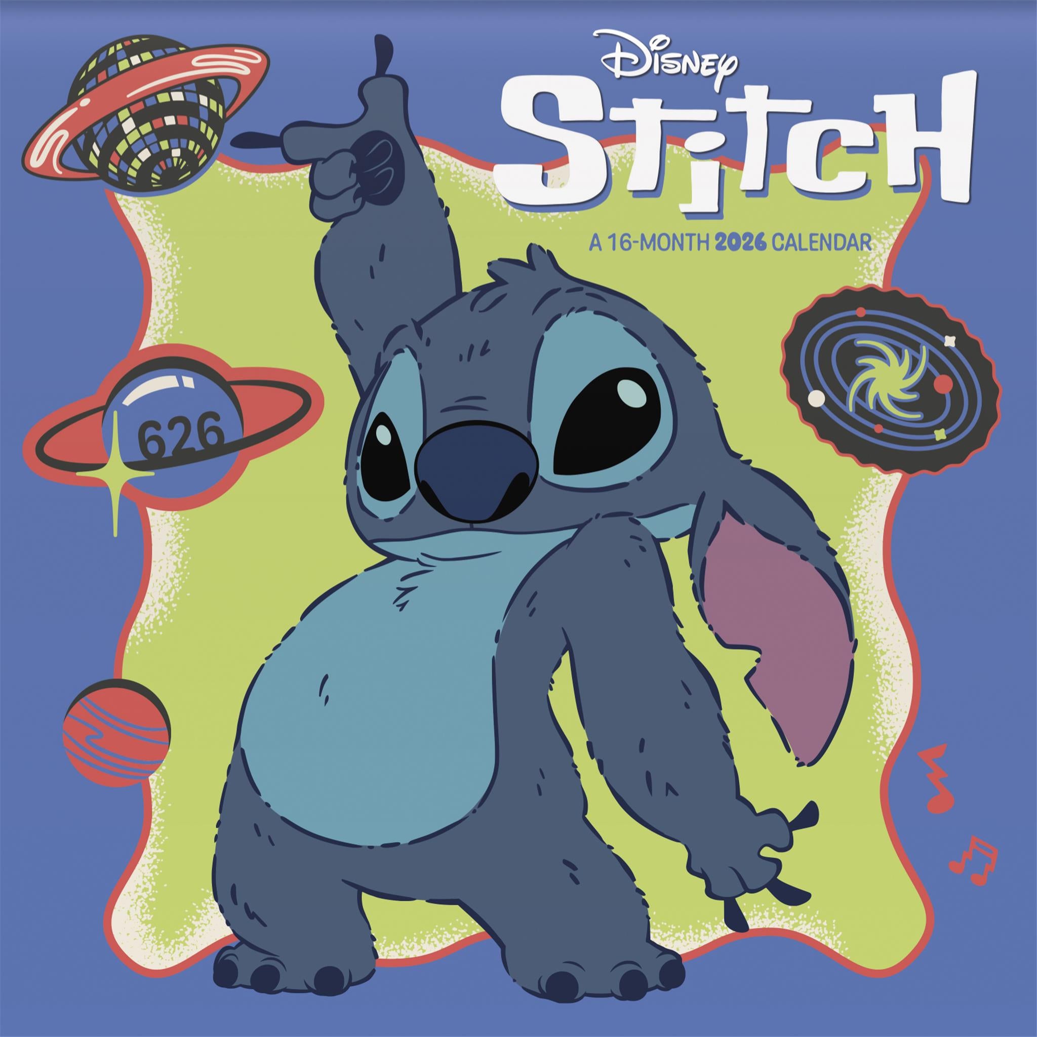 Stitch 2026 Wall Calendar