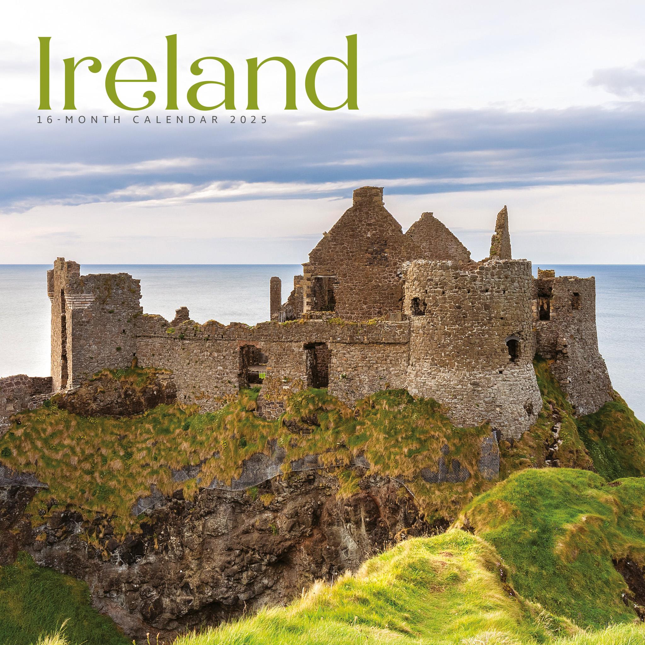 Ireland Wall 2025 Calendar