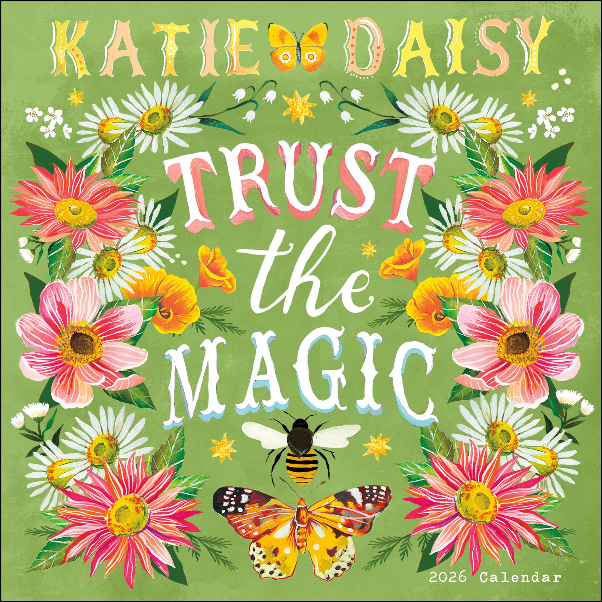 Katie Daisy 2026 Wall Calendar - Online Only