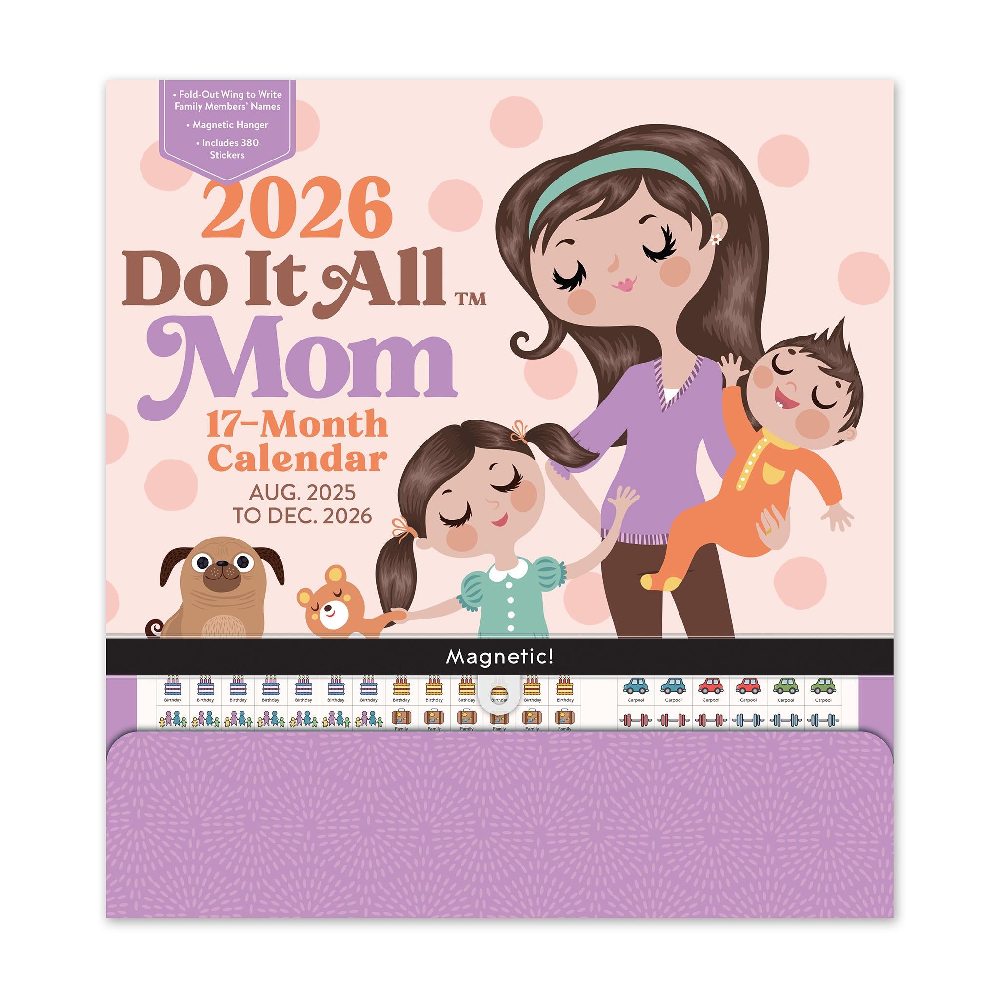 Mom Do It All 2025-2026 Wall Calendar