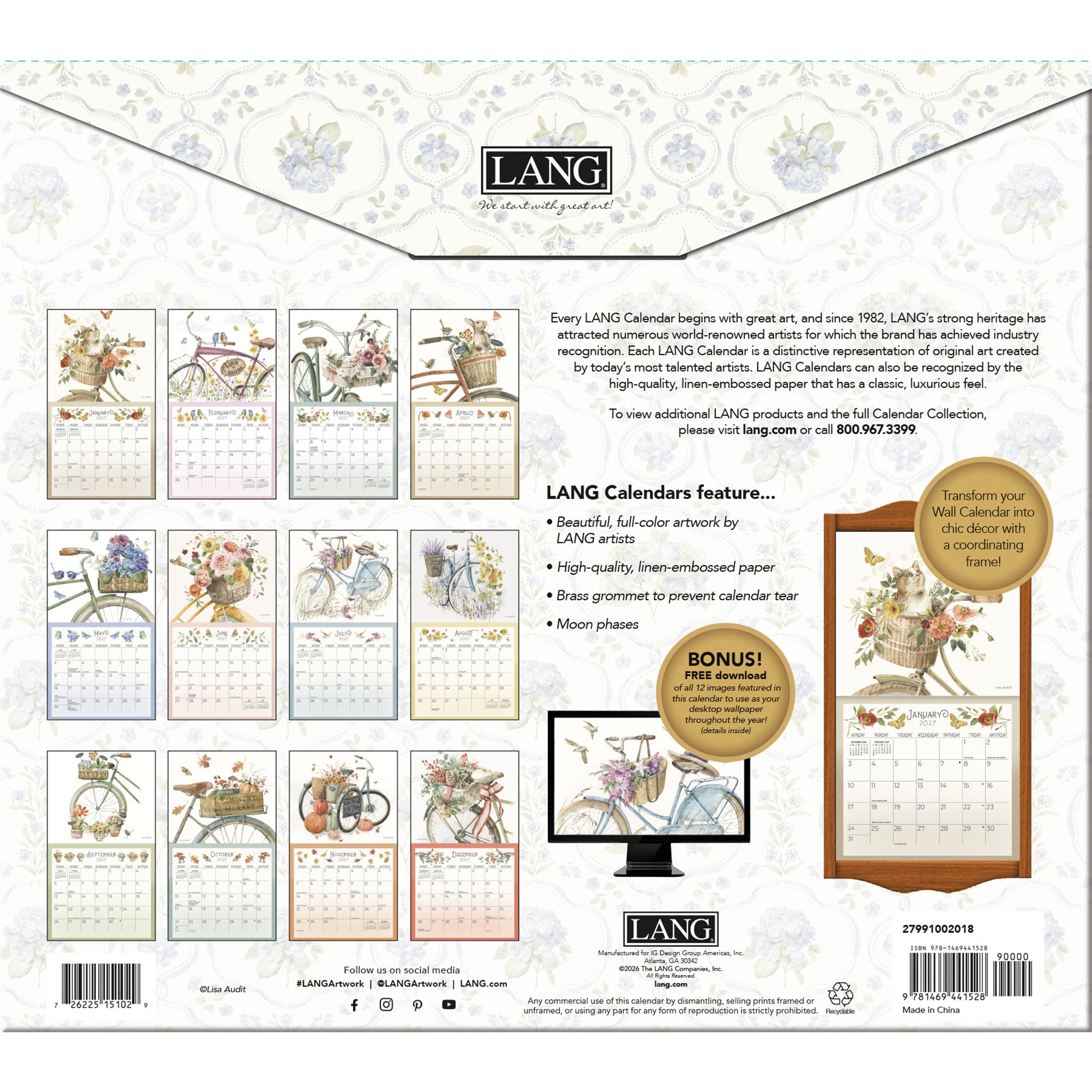 A Beautiful Ride 2027 Wall Calendar