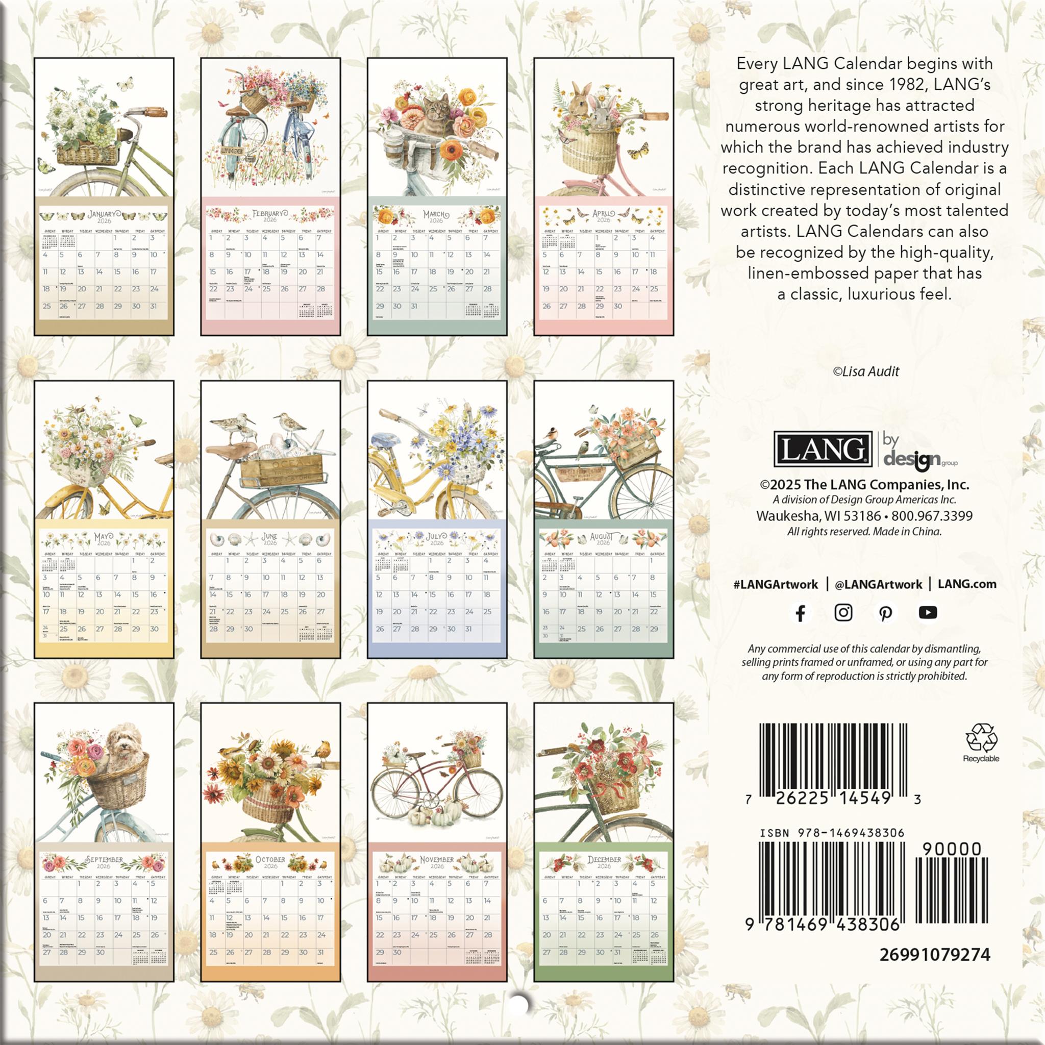 A Beautiful Ride 2026 Mini Calendar