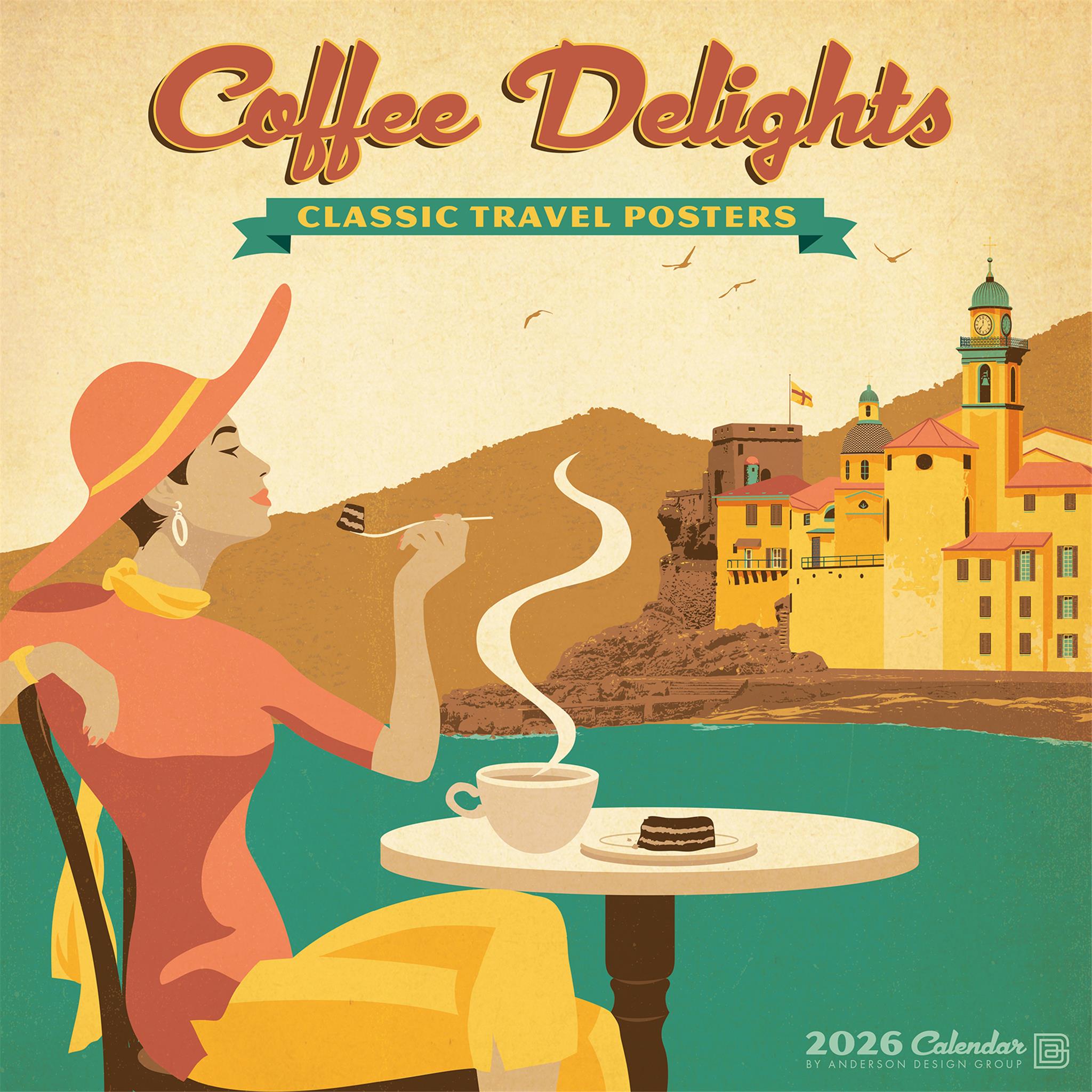 Coffee Delights ADG 2026 Wall Calendar