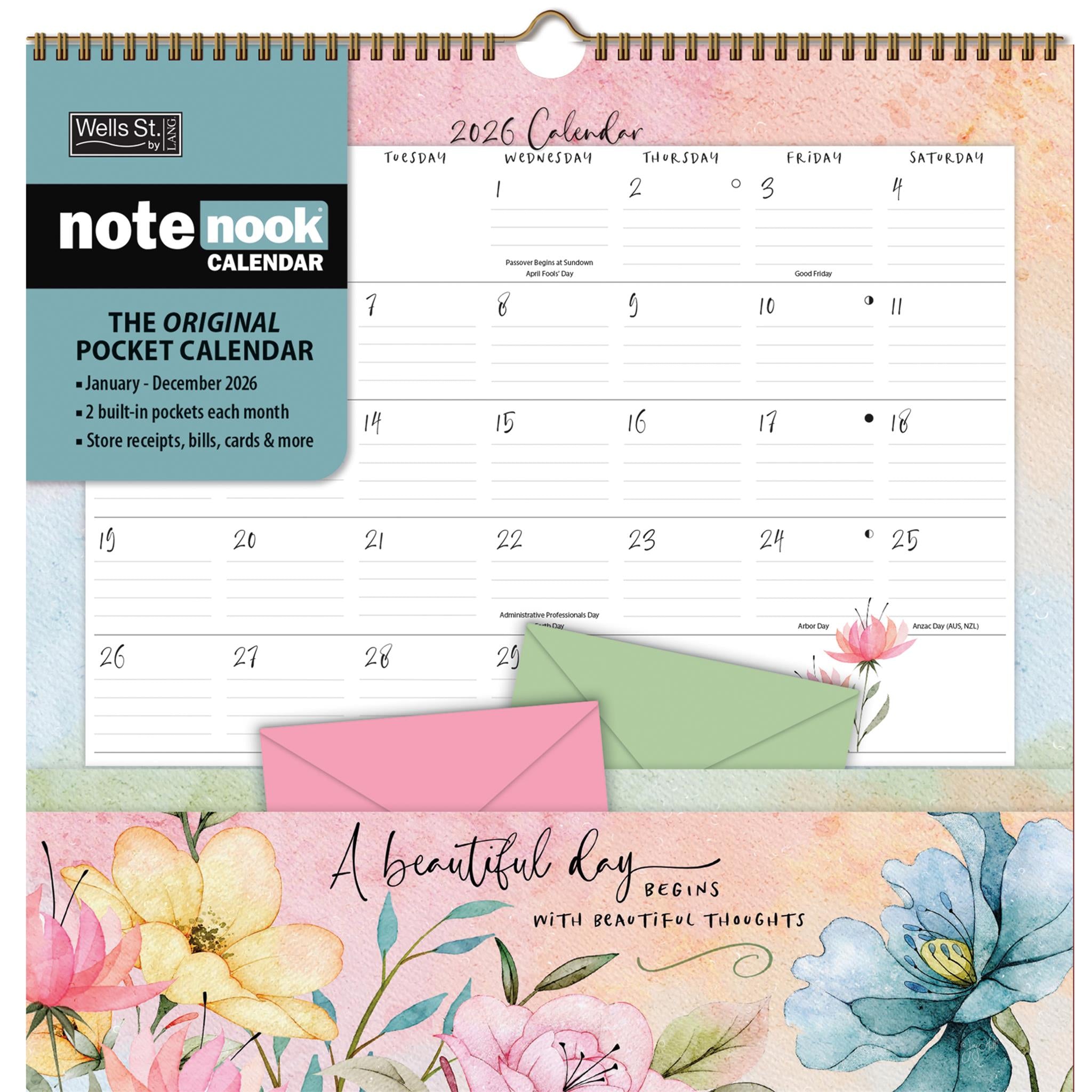Country Pleasures 2026 Note Nook Wall Calendar - Online Only